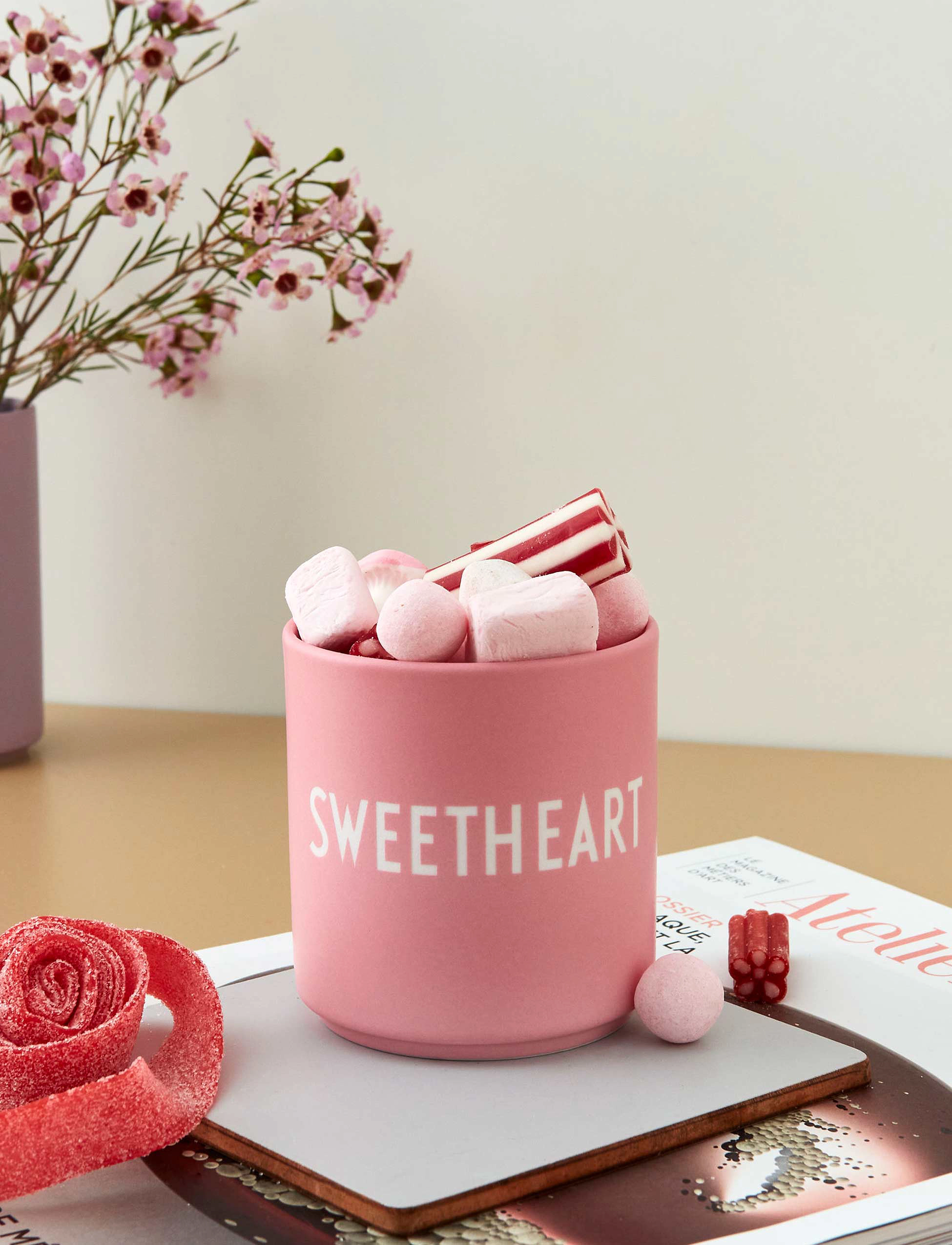 Design Letters Favourite Cup - Celebration, 32 CL, Pink, Kopper & Krus > Kaffekopper, Unisex