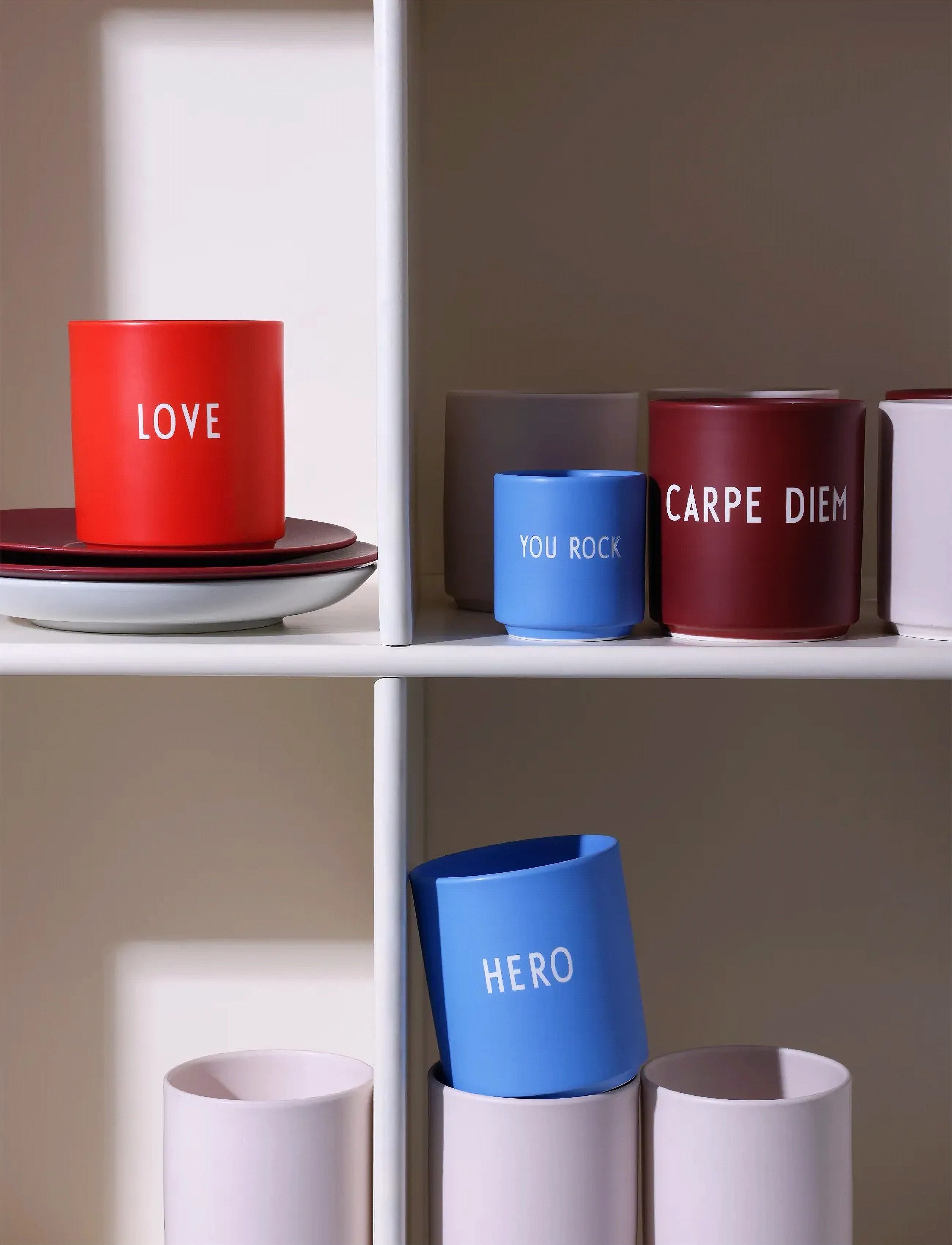 Design Letters Favourite Cup Celebration, 25 CL, Cups & Mugs, Blau - Coffee Cups, Homeware