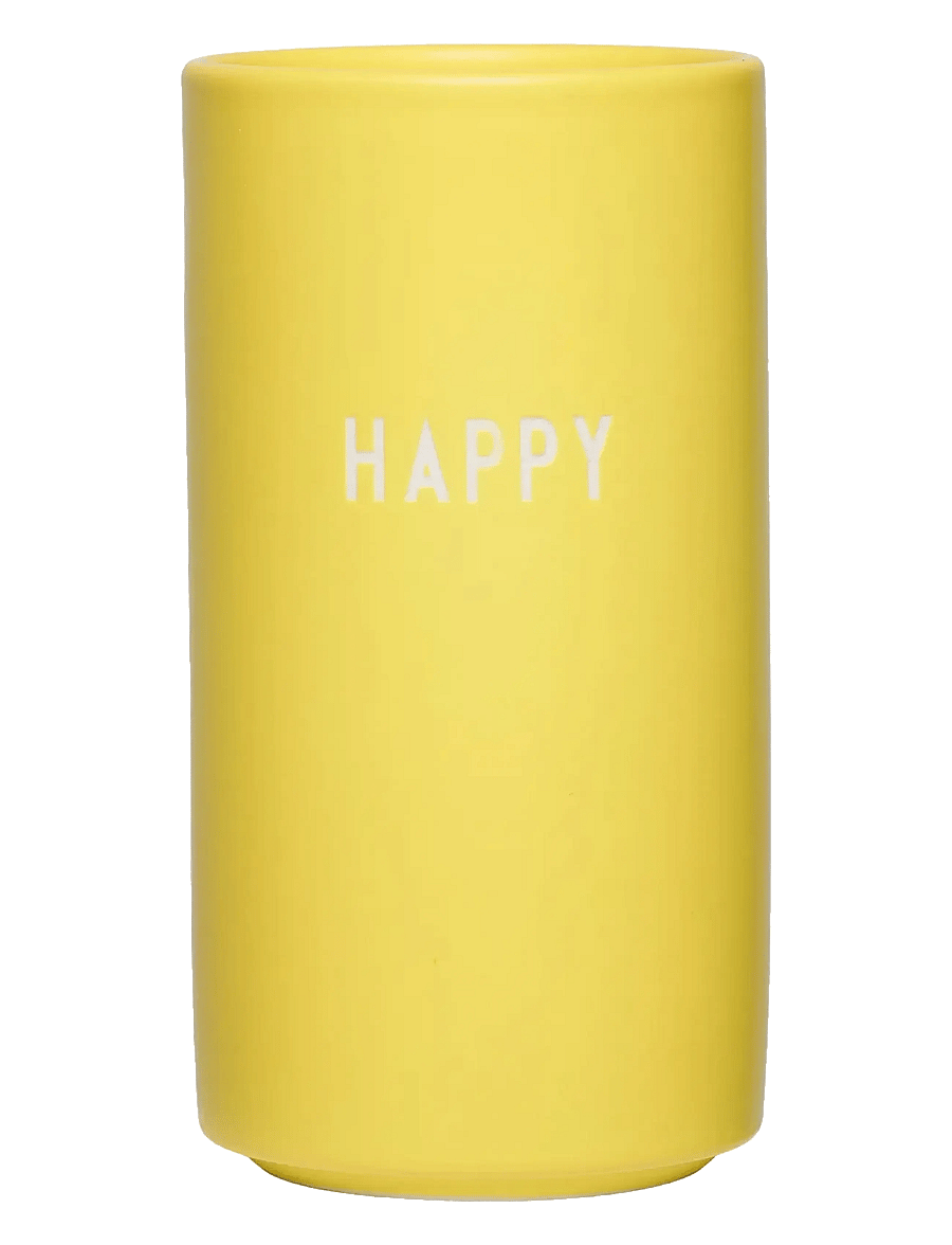 Design Letters - Favourite vase - maljakot - yellow - 1