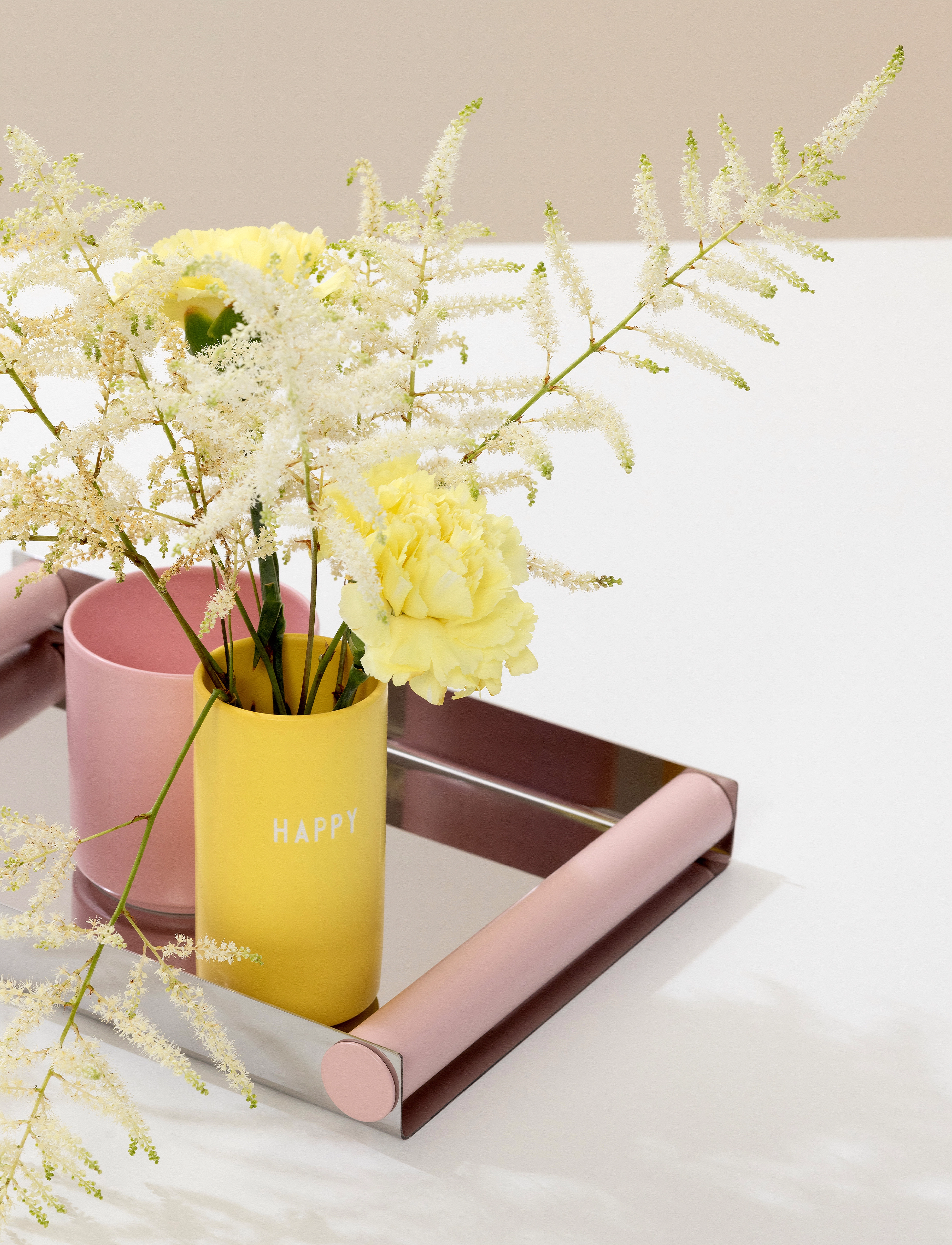 Design Letters Favourite Vase, 100 ml, Yellow, Vaser > Cylindervaser, Unisex