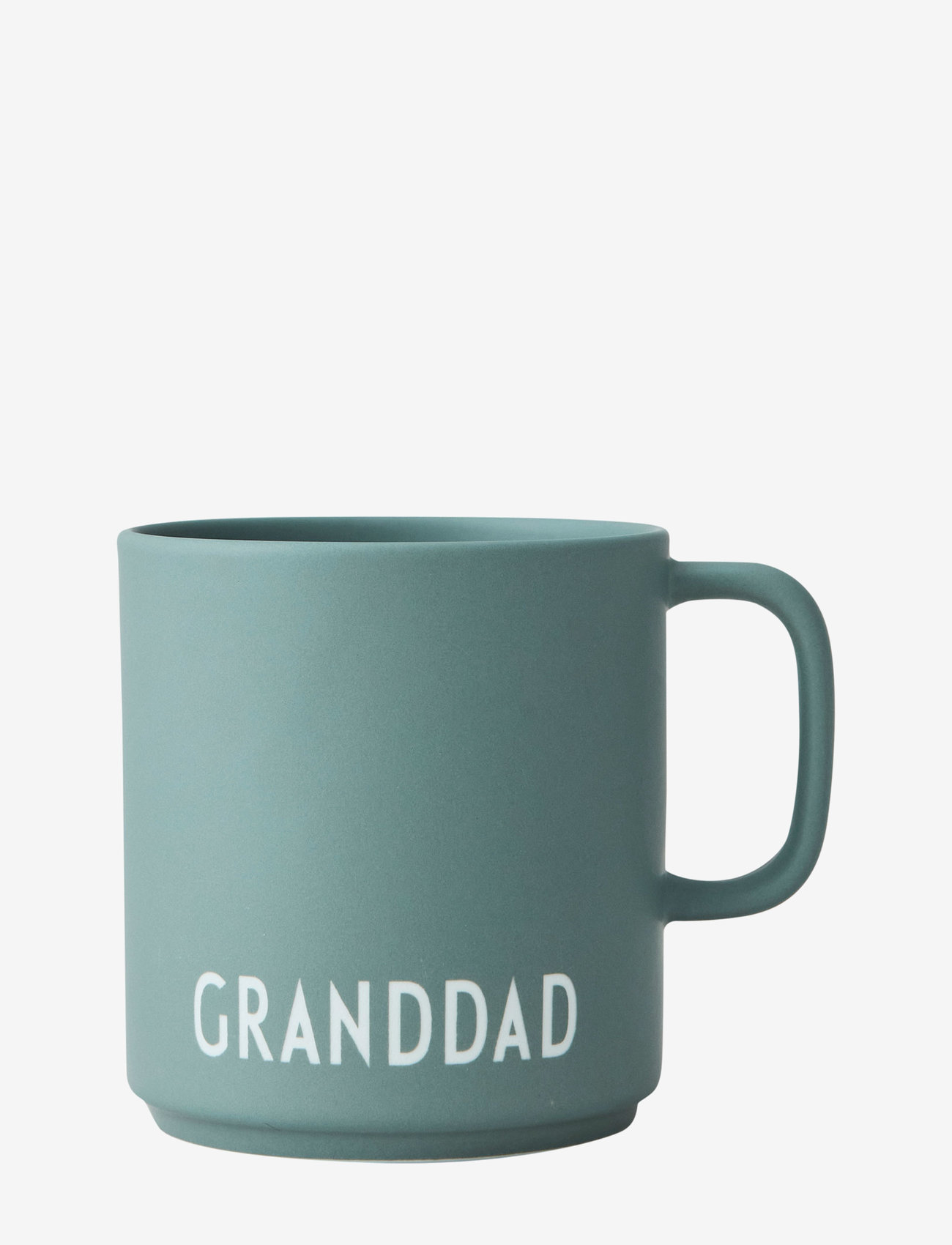 Design Letters - Favourite cup with handle - de laveste prisene - dusty green - 0
