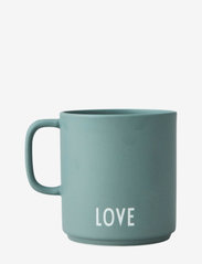Design Letters - Favourite cup with handle - de laveste prisene - dusty green - 1