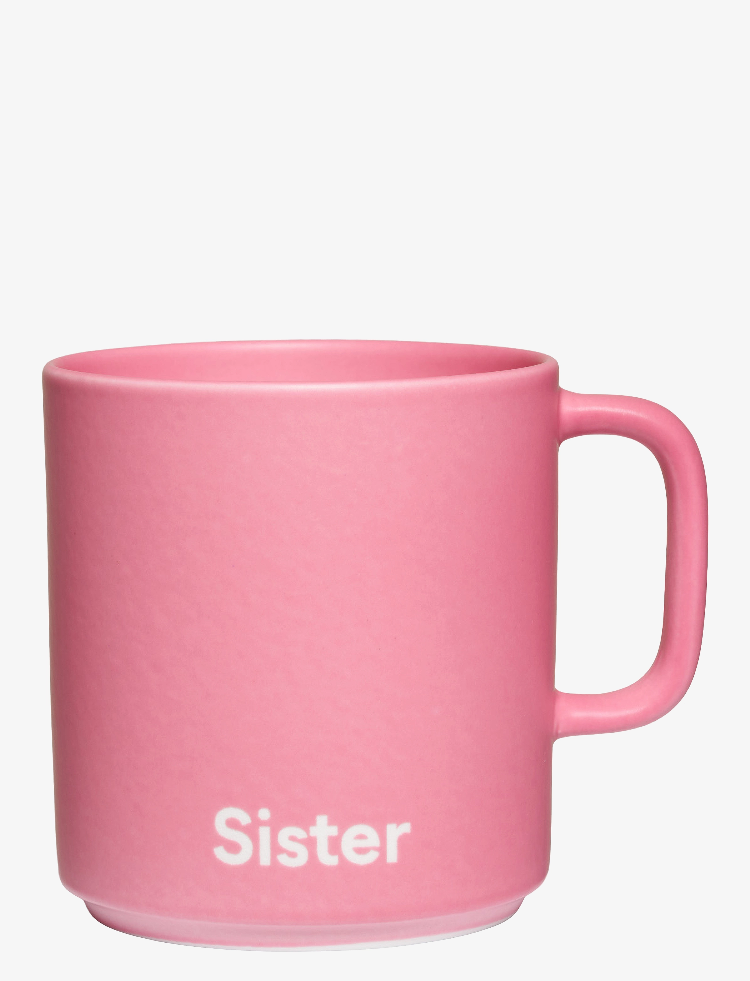 Design Letters Vip Favourite Cup With Handle, 25 CL, Pink, Kopper & Krus > Kaffekopper, Unisex
