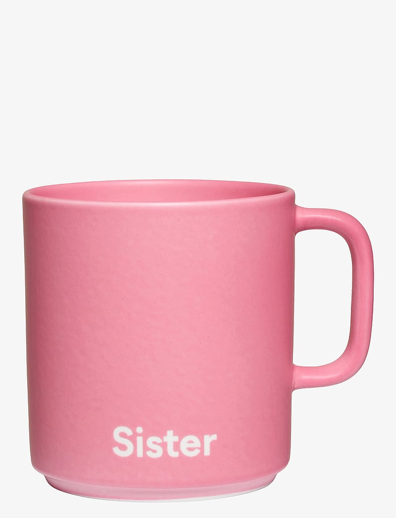 Design Letters - Favourite cup with handle - köp efter pris - pink - 0