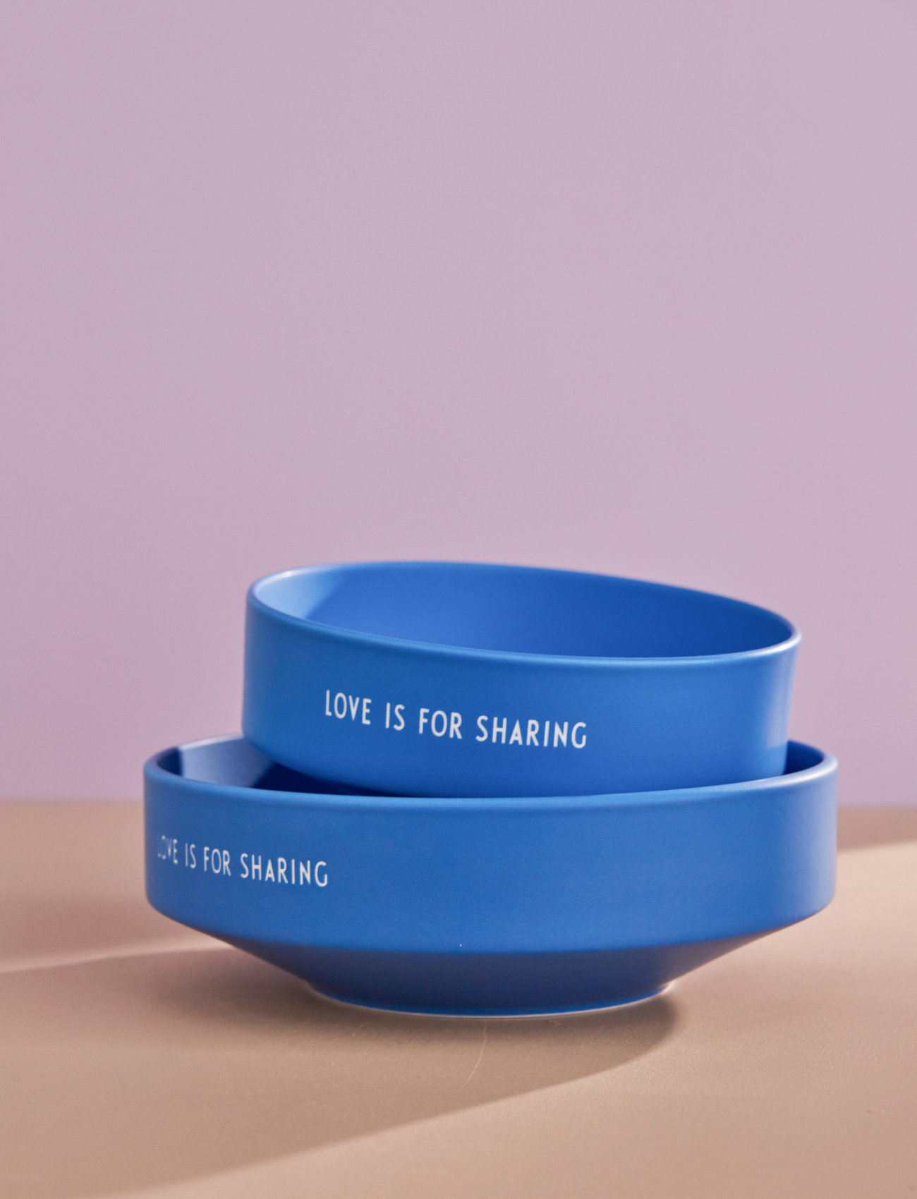 Design Letters - Favourite bowl large - hommikusöögikausid - cobalt blue 2728c - 1