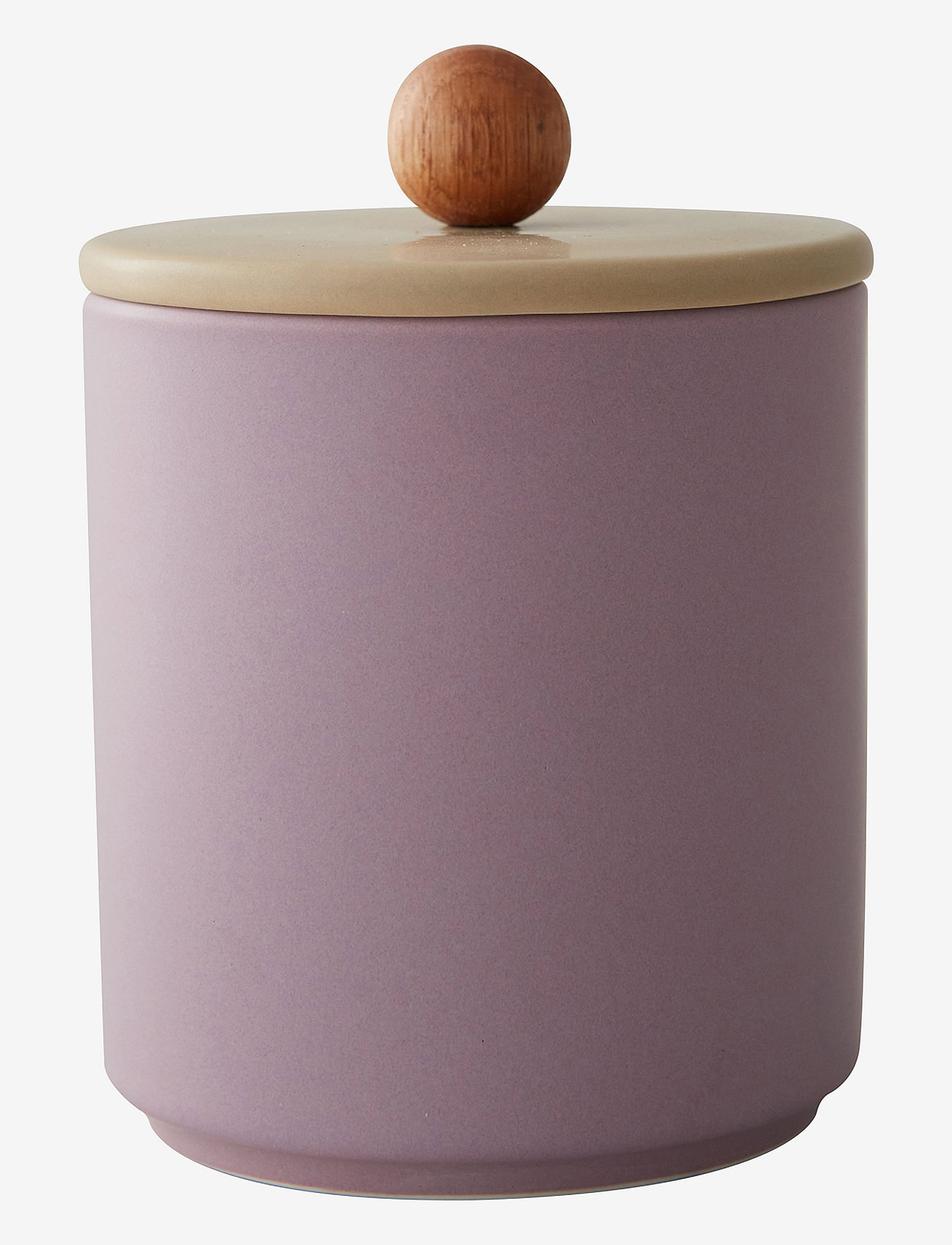 Design Letters - Treasure Jar - najniższe ceny - lavender cup + beige lid - 0