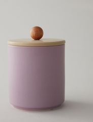 Design Letters - Treasure Jar - zemākās cenas - lavender cup + beige lid - 1