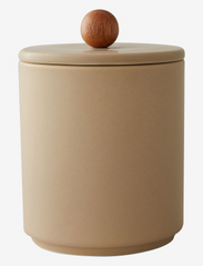 Design Letters - Treasure Jar - kitchen jars - beige cup + beige lid - 0