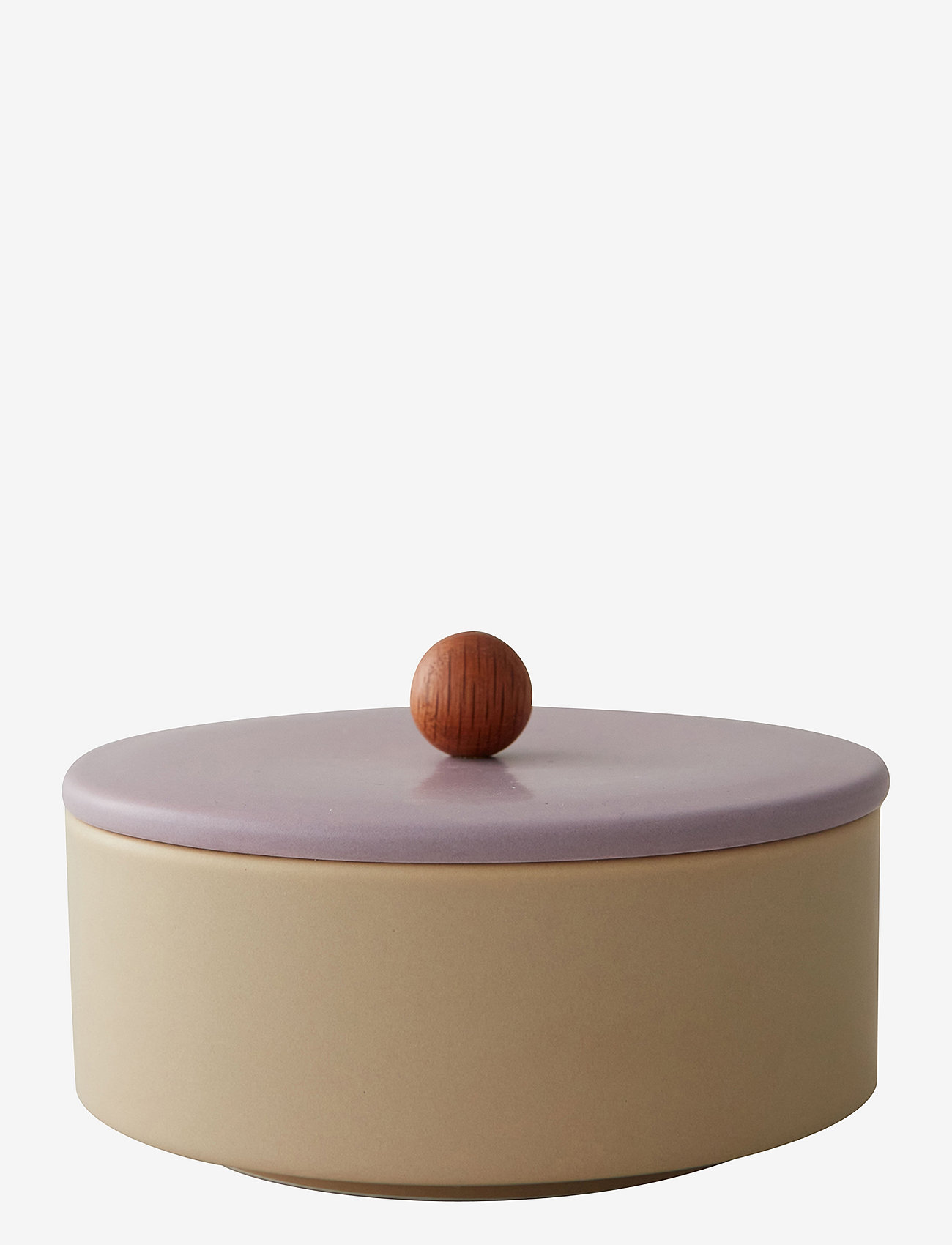Design Letters - Treasure Bowl - laagste prijzen - beige bowl 4675c + lavender lid 5225c - 0