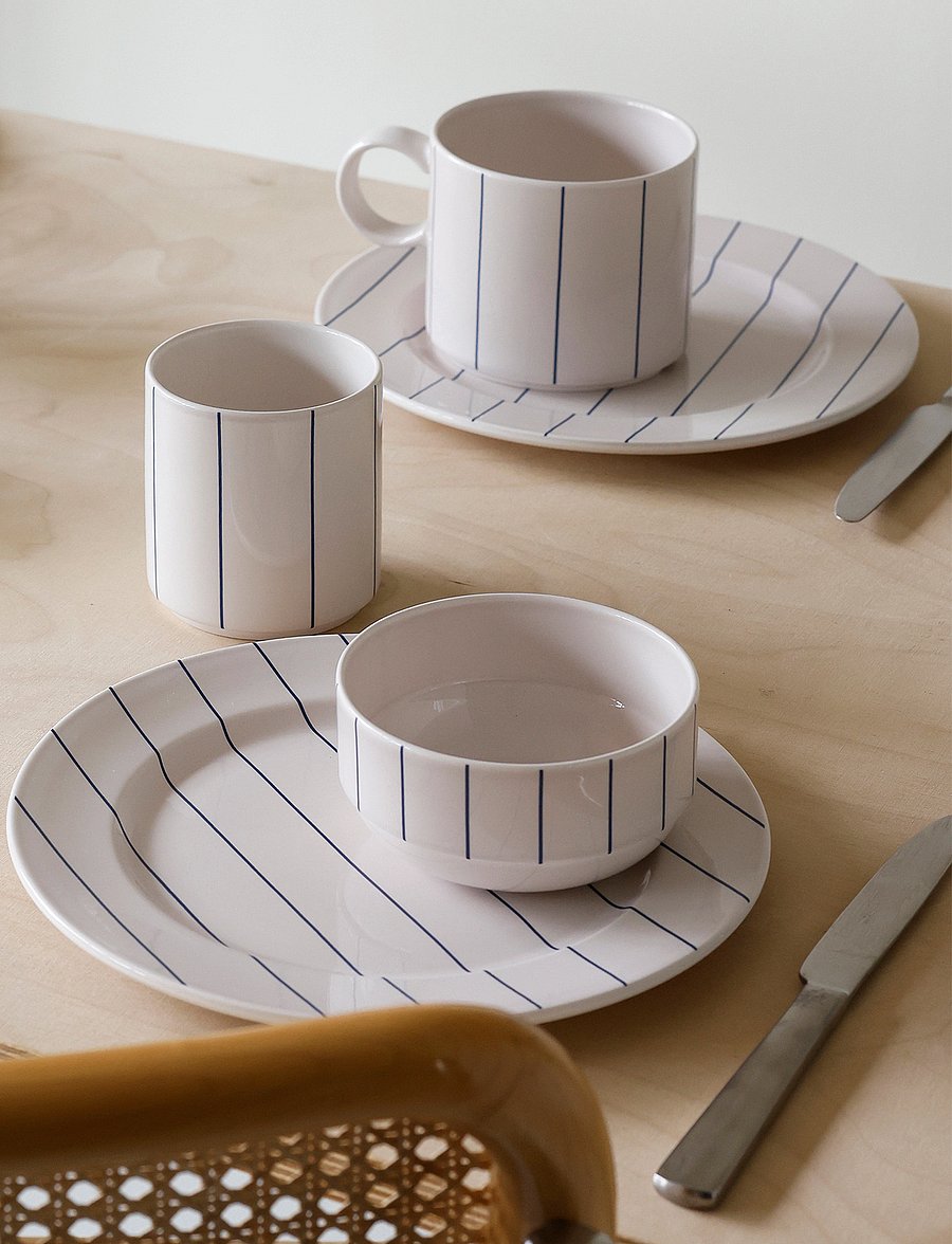 Design Letters - Pyjamas bowl - madalaimad hinnad - pastel beige + midnight blue - 2