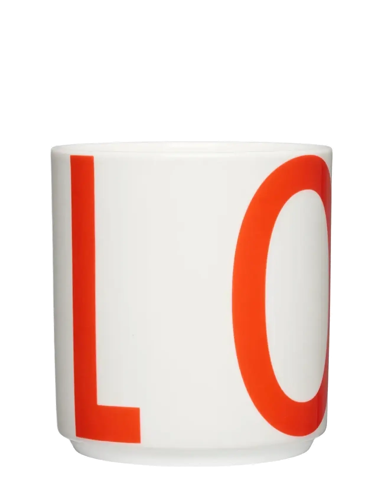 Design Letters XL Vintage ABC cups - Kaffekoppar - CHERRY TOMATO / red