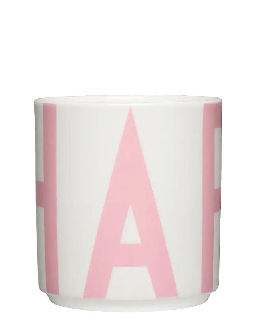 Design Letters - XL Vintage ABC cups - kahvikupit - creole pink - 1