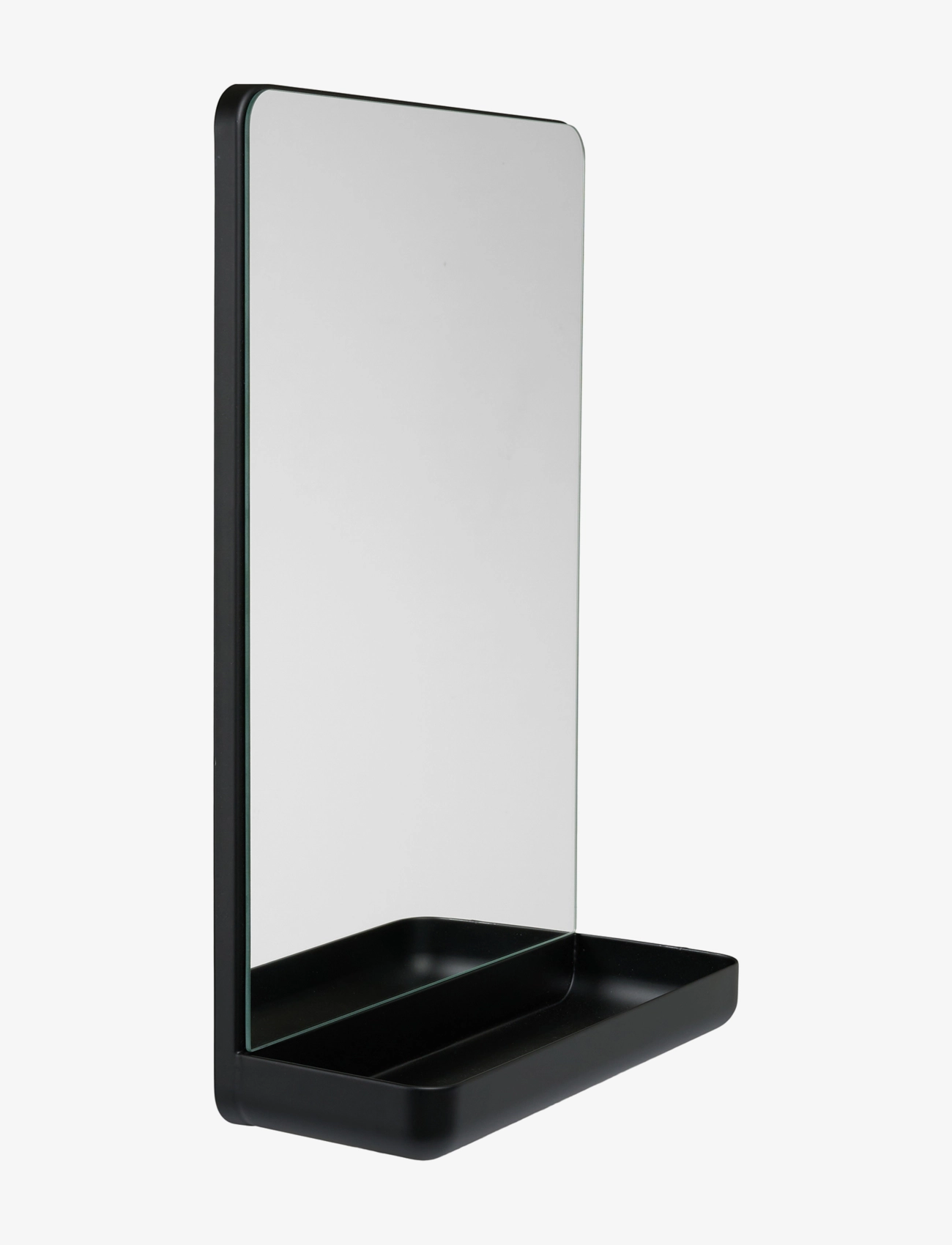 DESIGN LETTERS Wall Mirror Mirror Shelf Schwarz - 30X 11.2X 45CM - Unisex