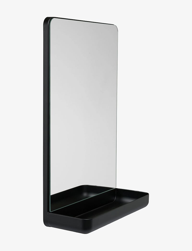 Design Letters - Wall Mirror Mirror shelf - wall mirrors - black - 0