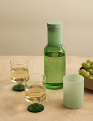 Design Letters - Generous wine glass ( Set of 2 pcs) - hvidvinsglas - clear/green - 2
