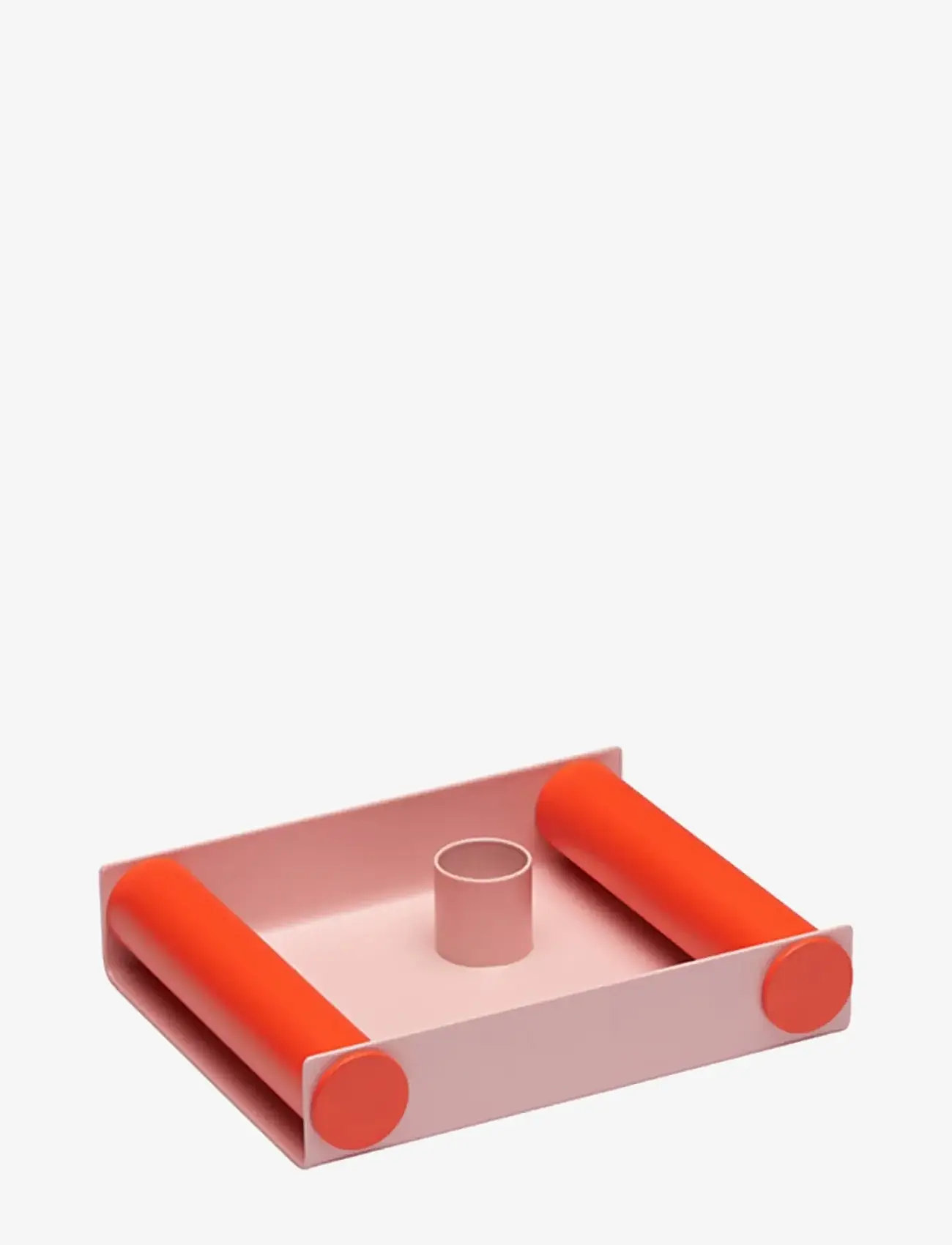 Design Letters - Ray candle holder - teelichthalter - creole pink + cherry tomato - 1