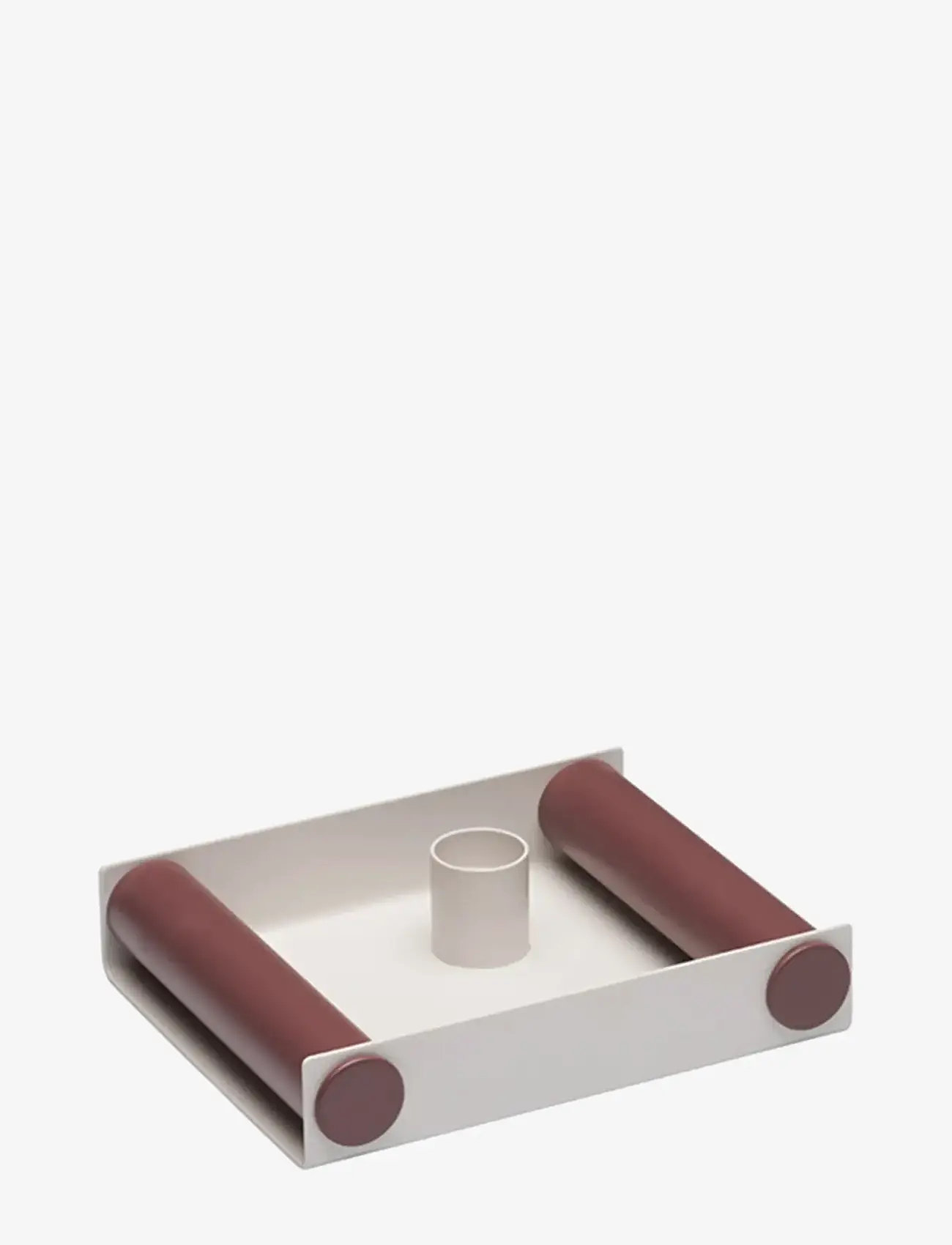 Design Letters - Ray candle holder - teeküünlahoidjad - eggnog + marron - 1