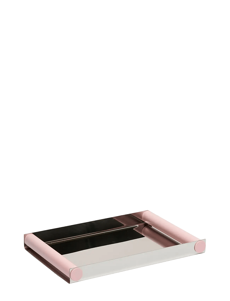 Design Letters - Ray Tray medium - köp efter pris - polished stainless steel + creole pink - 0