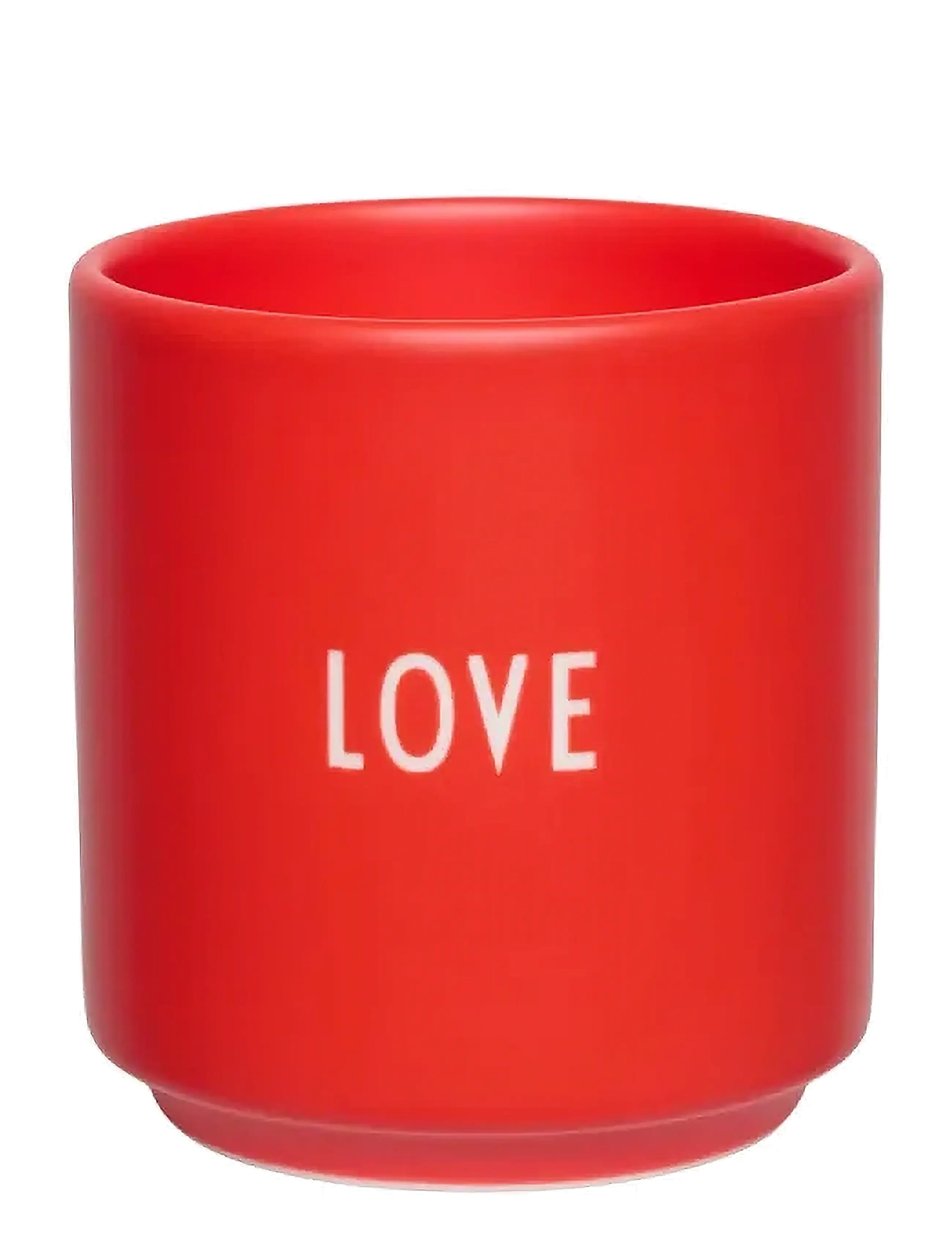 Design Letters Mini Cup Love & Friendship, 10 CL, Cups Mugs, Rot - Espresso Cups, Homeware