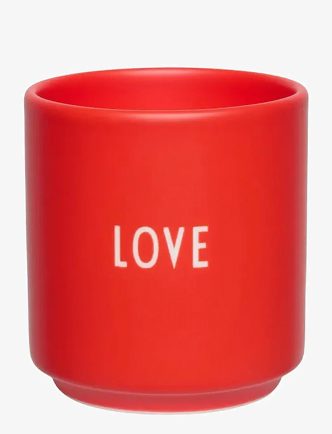 Design Letters - Mini cup LOVE & FRIENDSHIP - espressotassen - cherry tomato - 0