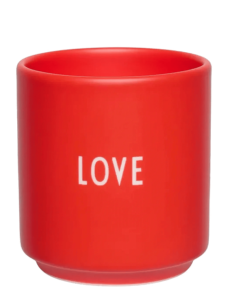 Design Letters - Mini cup LOVE & FRIENDSHIP - espressotassen - cherry tomato - 0