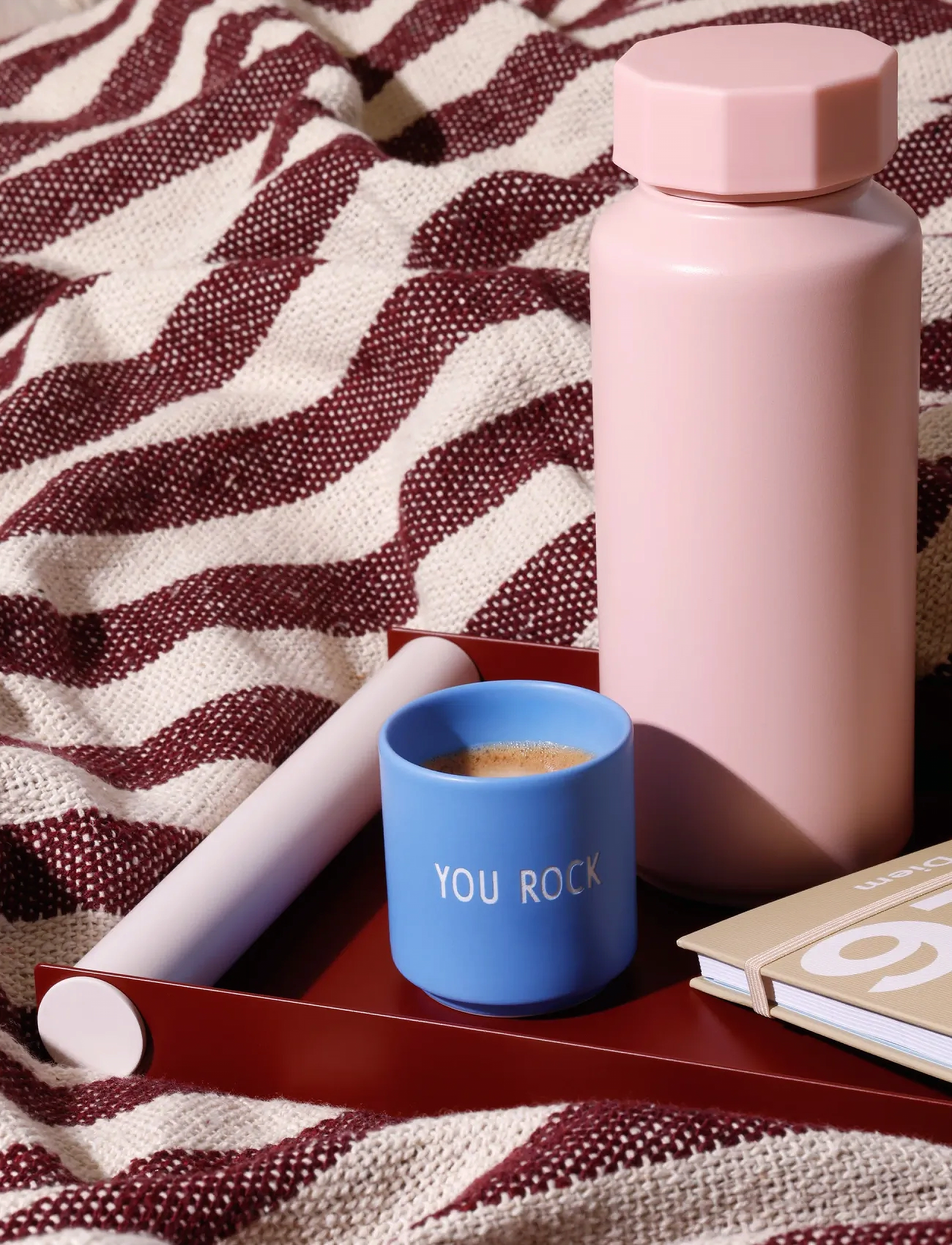 Design Letters - Mini cup LOVE & FRIENDSHIP - laveste priser - sky blue - 2