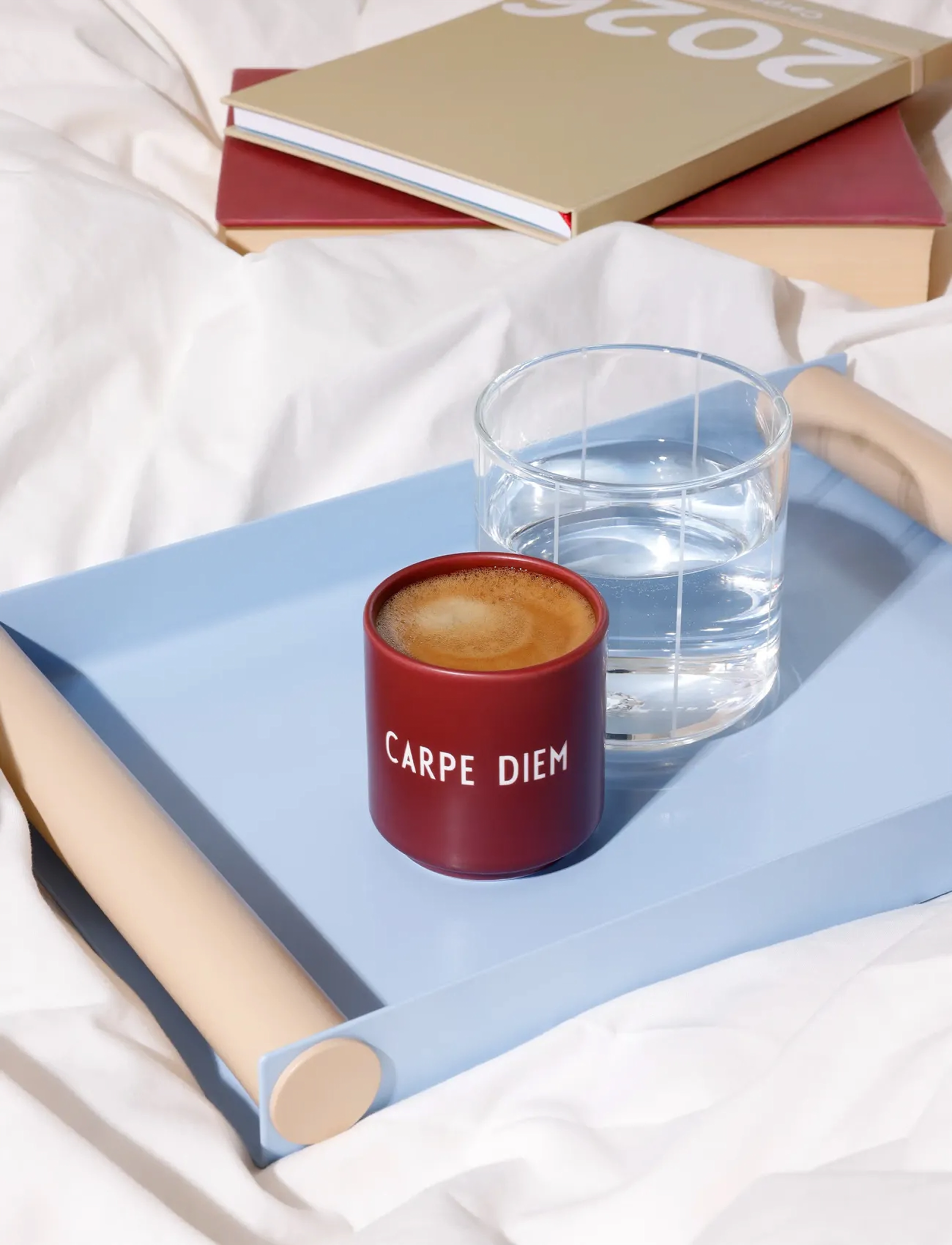Design Letters - Mini cup LOVE & FRIENDSHIP - tasses à expresso - syrrah burgundy - 1