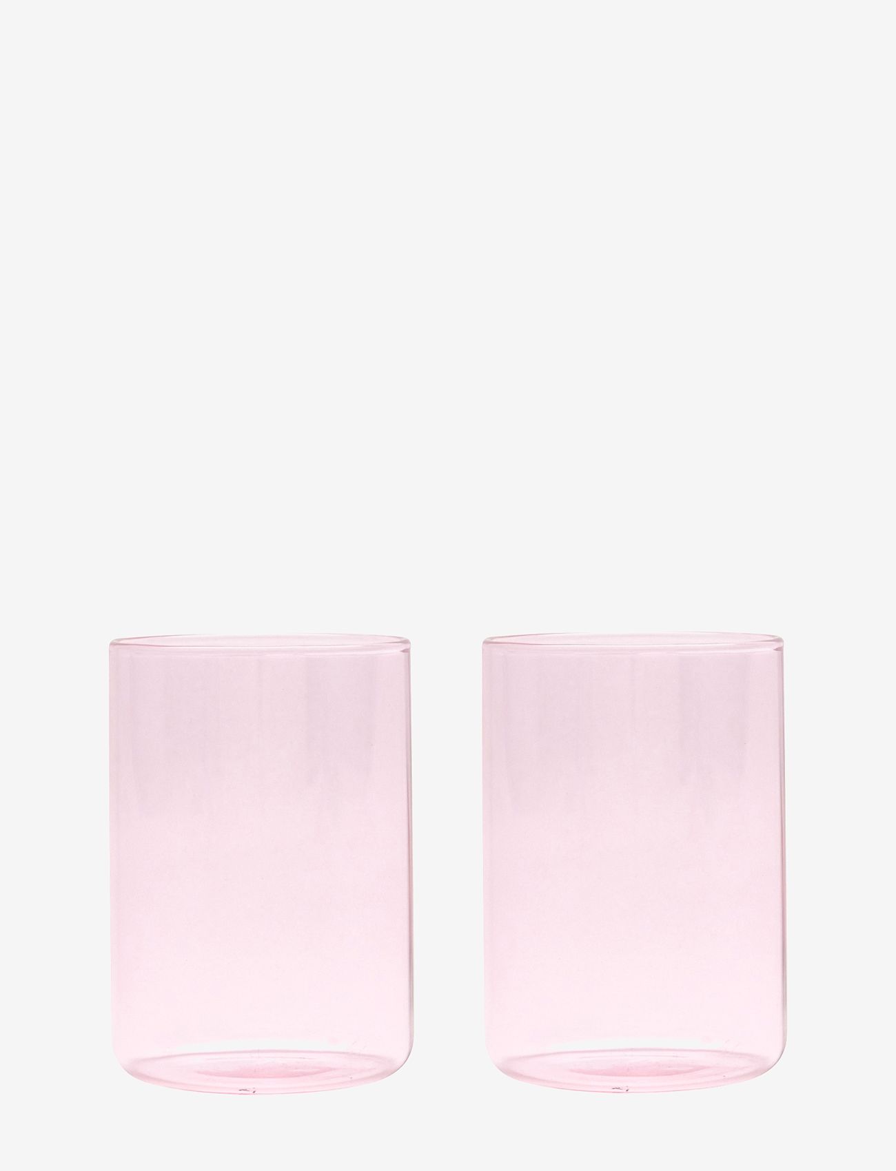 Design Letters - Favourite drinking glass - The Mute Collection (Set of 2 pcs - mažiausios kainos - pink - 0