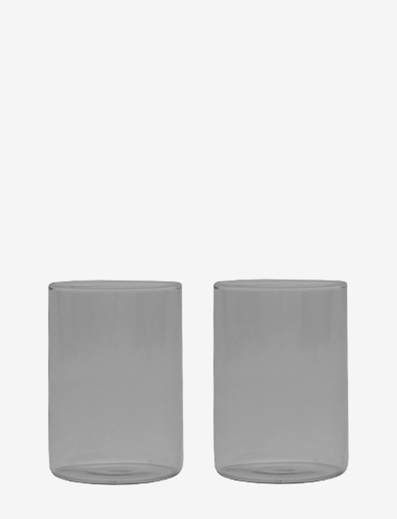 Design Letters - Favourite drinking glass - The Mute Collection (Set of 2 pcs - mažiausios kainos - smoke - 0