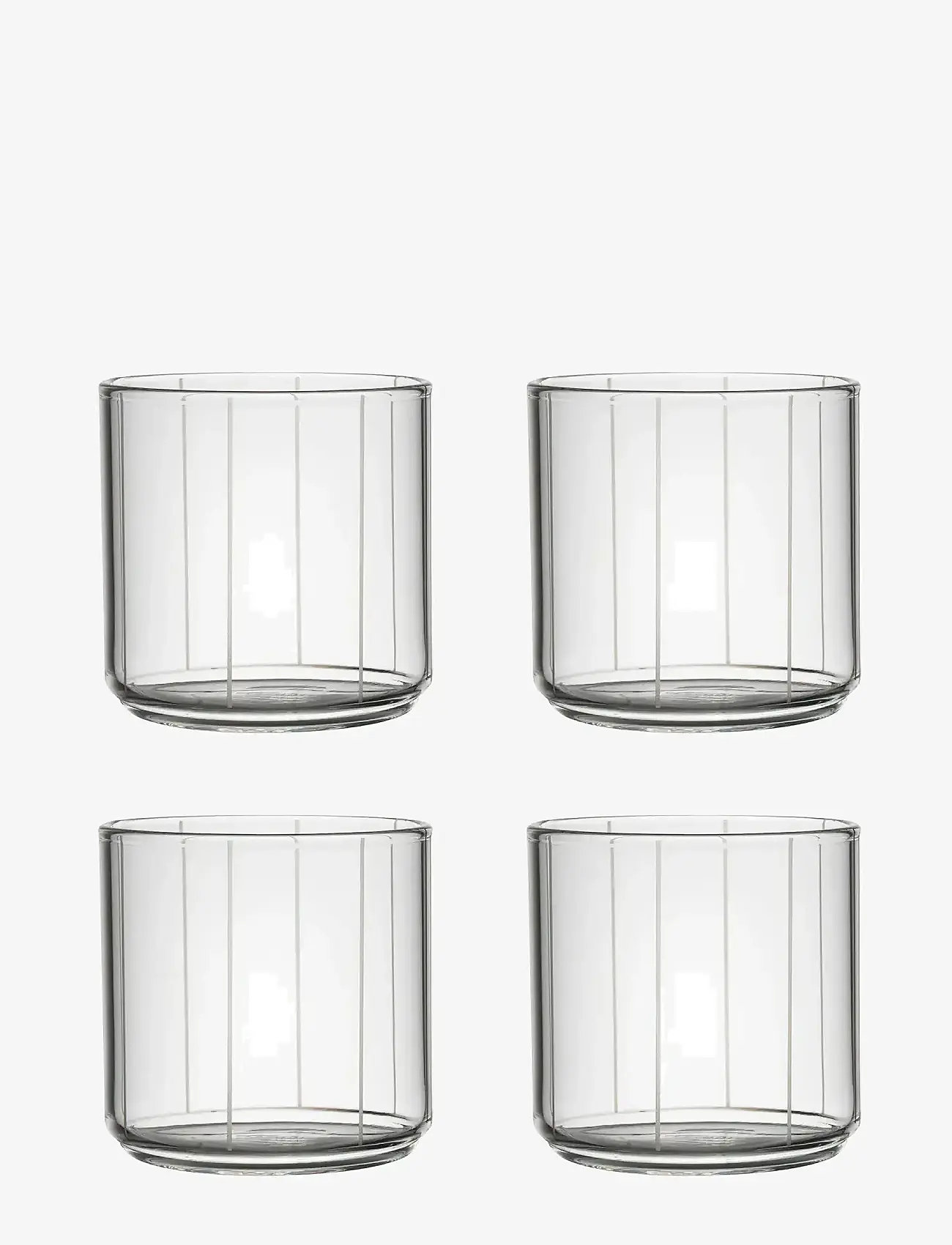 Design Letters - Pyjamas drinking glass (set of 4pcs) - julklappar under 500kr - clear - 0