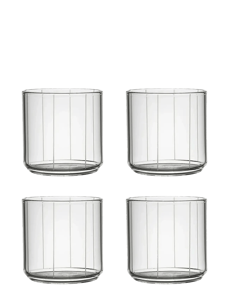 Design Letters - Pyjamas drinking glass (set of 4pcs) - köp efter pris - clear - 0