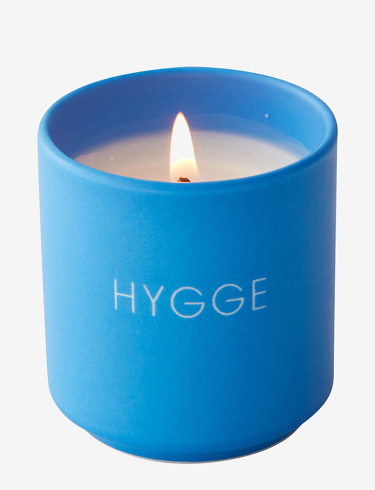 Design Letters Scented Candle, Scented Candles, Blå, Str: 50 ML