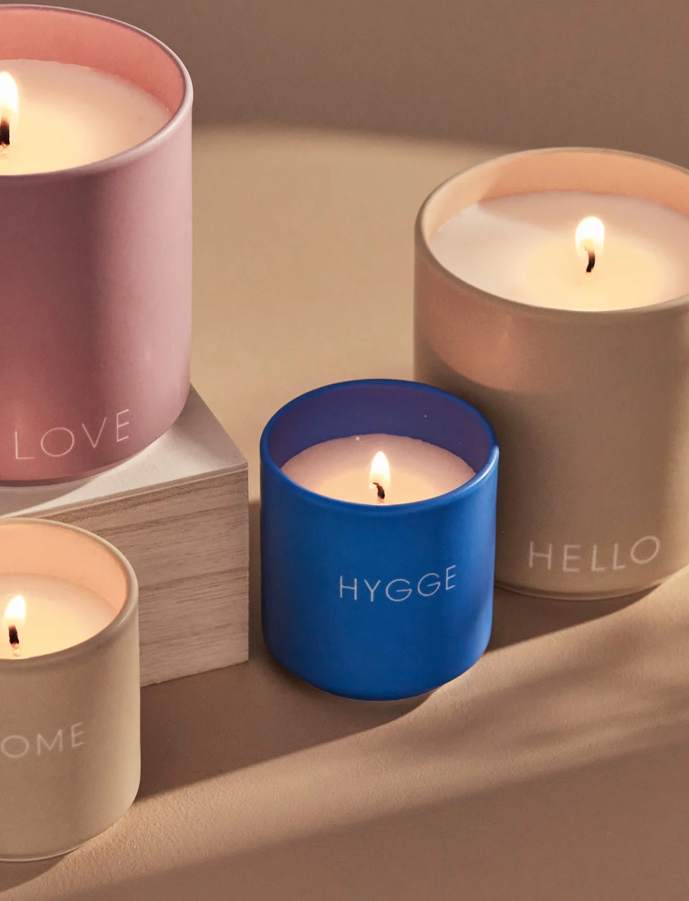 Design Letters - Scented candle - above 500kr - blue home - 0