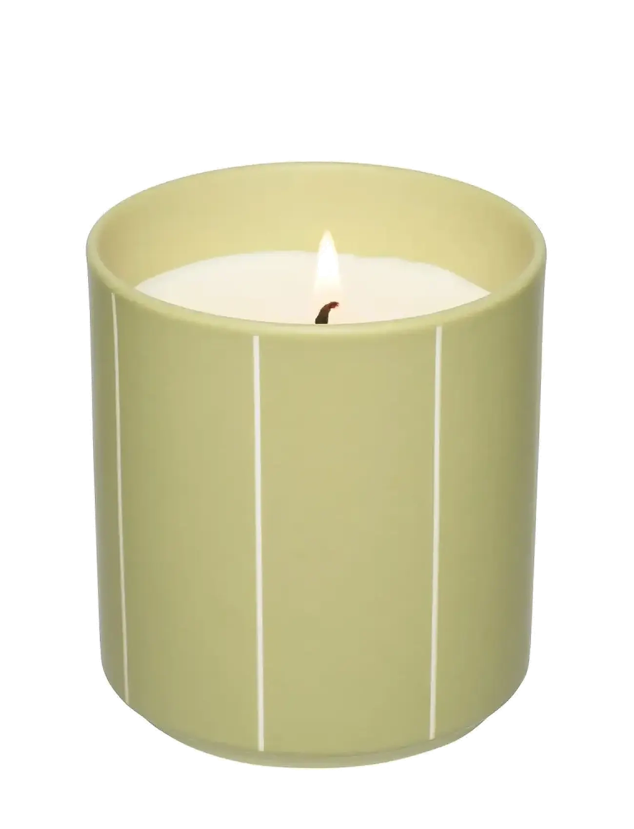 Design Letters Pyjamas Scented Candle, Bloklys, Grøn, Str: H:8.7CM