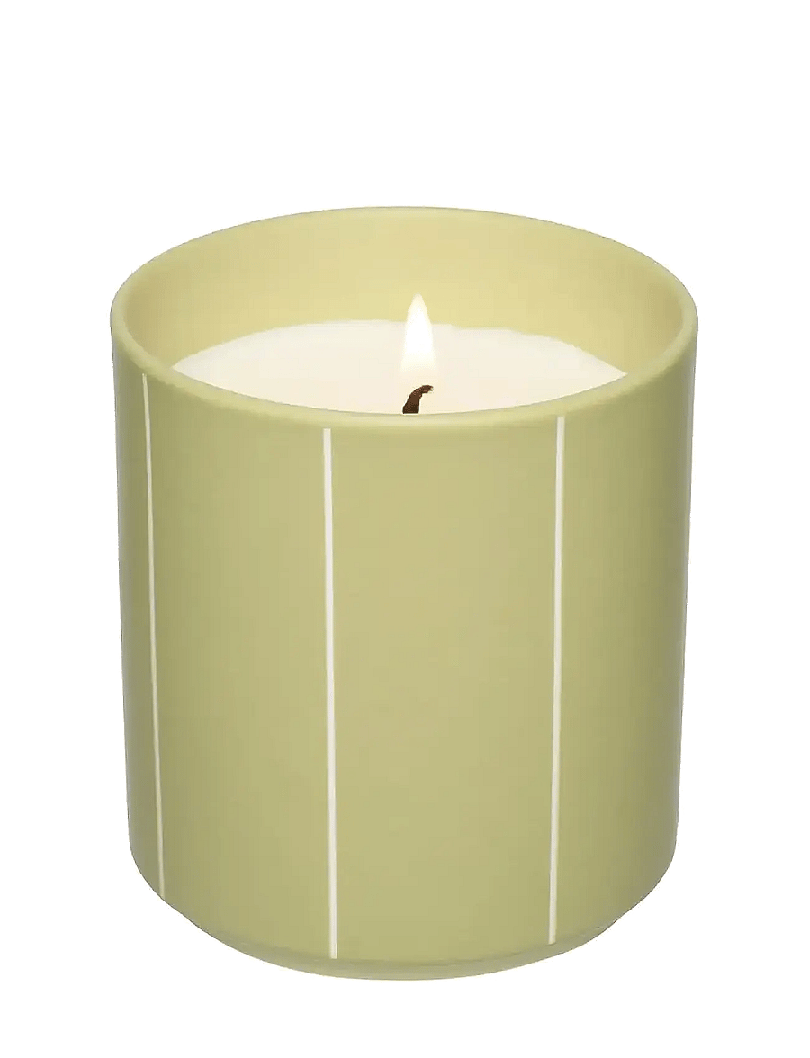 Design Letters - Pyjamas Scented candle - kubbelys - nile green - 1