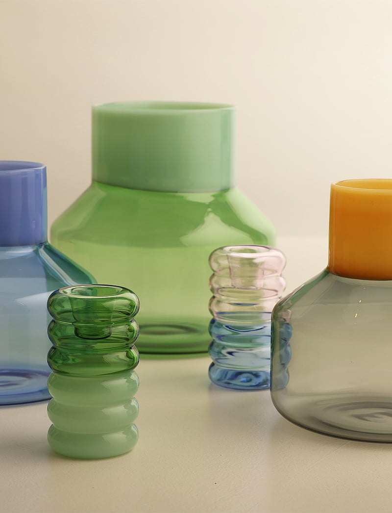 Design Letters - Generous vase large - geschenke unter 100€ - milky green/green - 3