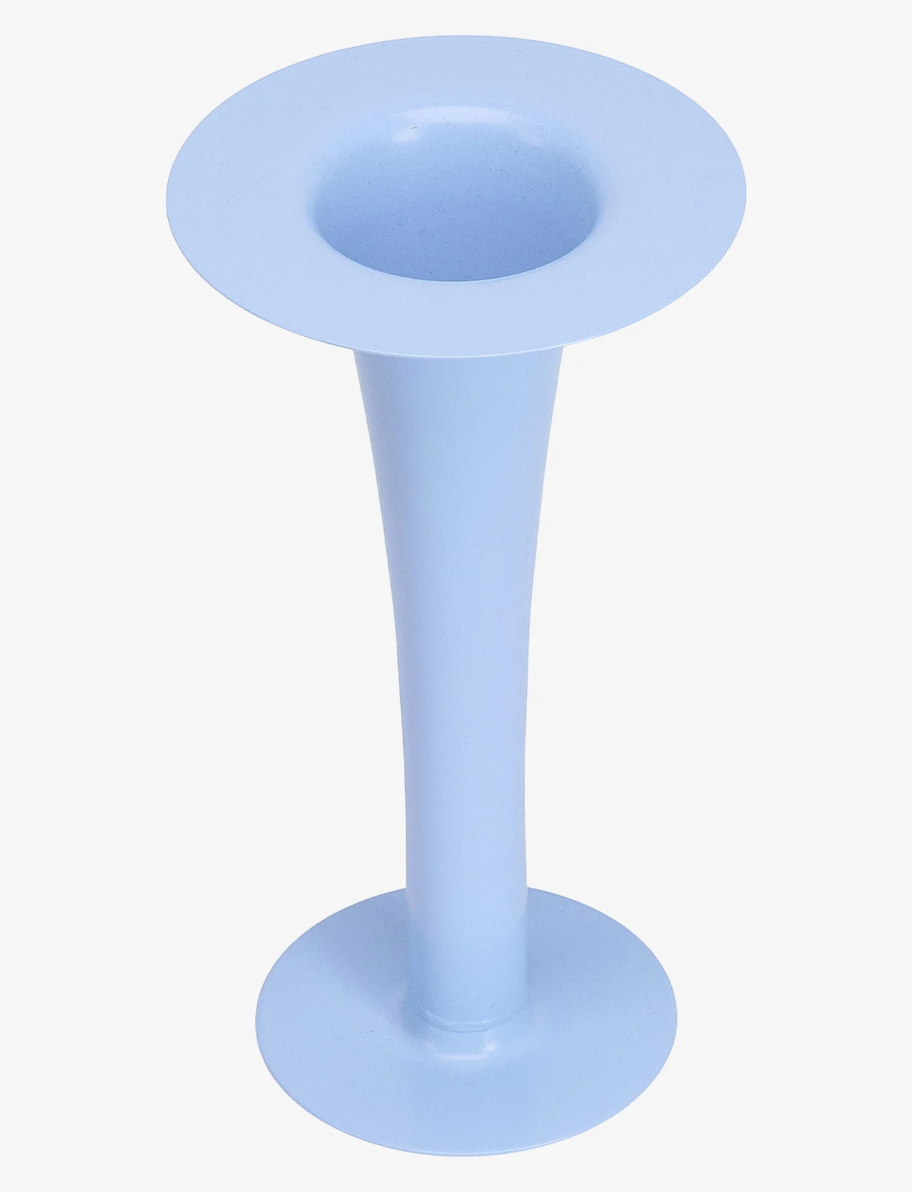 Design Letters - Trumpet. 2-in-1 Vase & candle holder - lysestaker - blue - 0