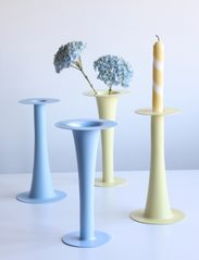 Design Letters - Trumpet. 2-in-1 Vase & candle holder - lysestaker - blue - 3