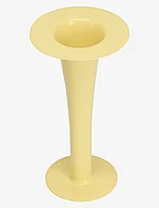 Trumpet. 2-in-1 Vase & candle holder - YELLOW