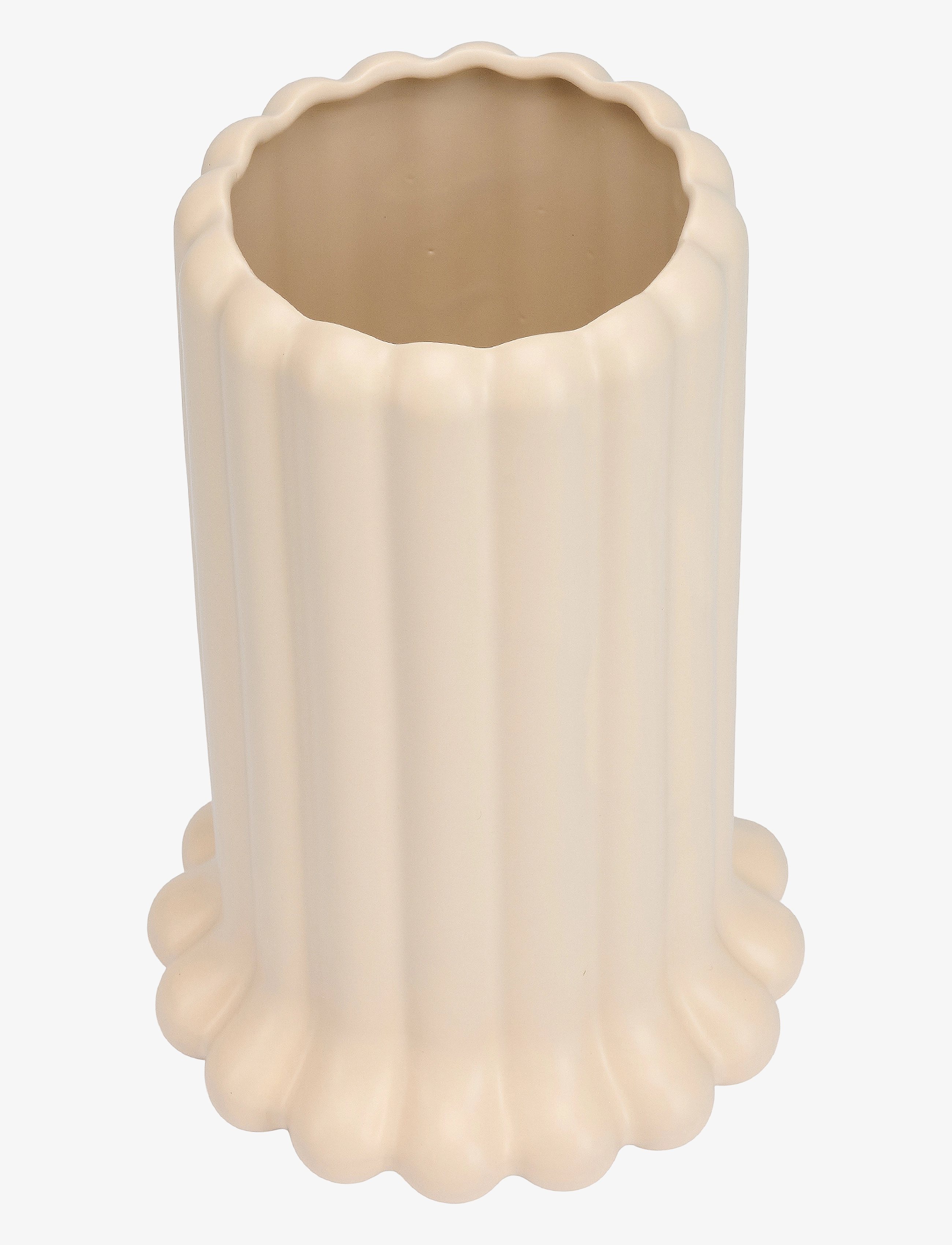 Design Letters - Tubular Vase - vasen - beige - 2