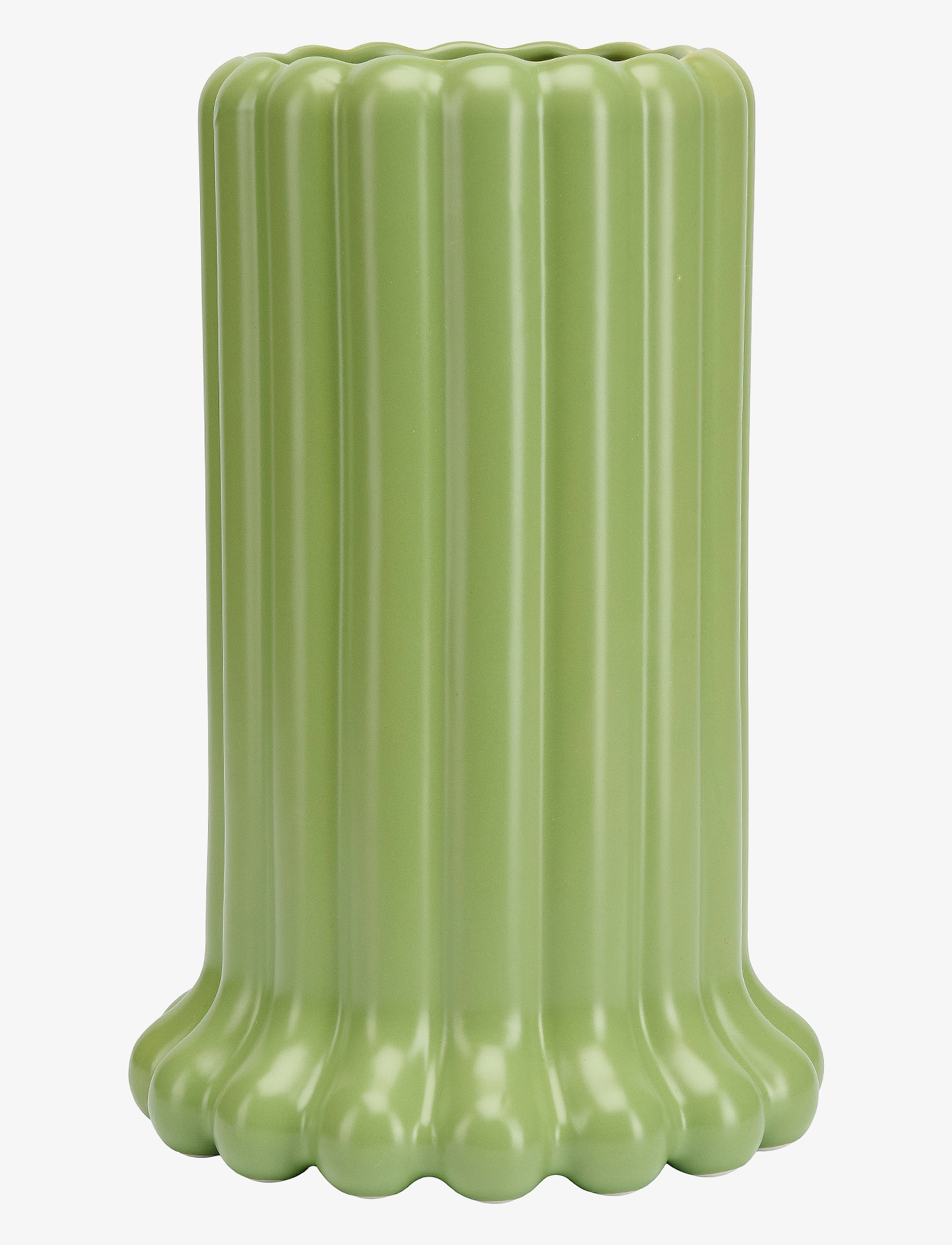 DESIGN LETTERS Tubular Vase Grün - H24CM - Unisex