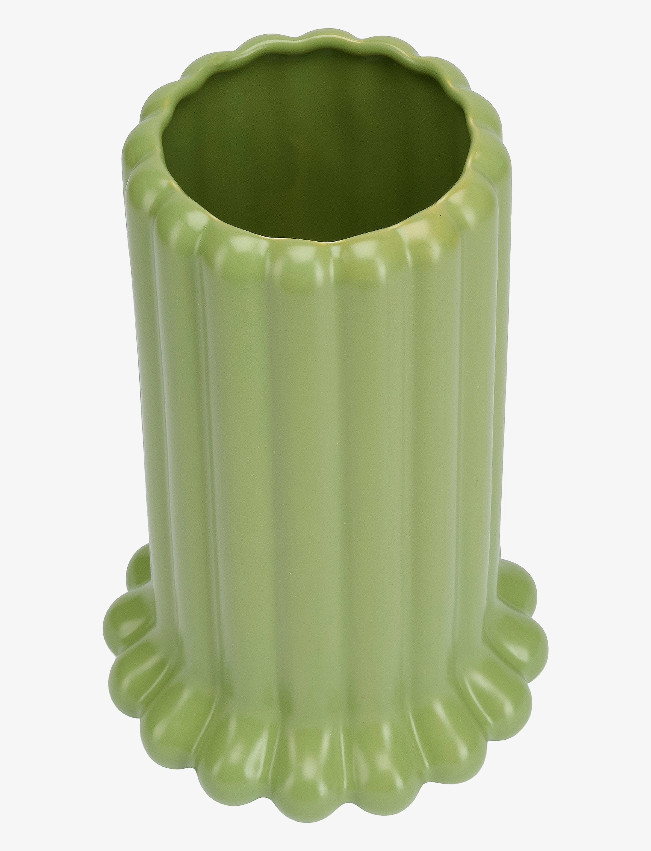 Design Letters - Tubular Vase - vaser - green - 2