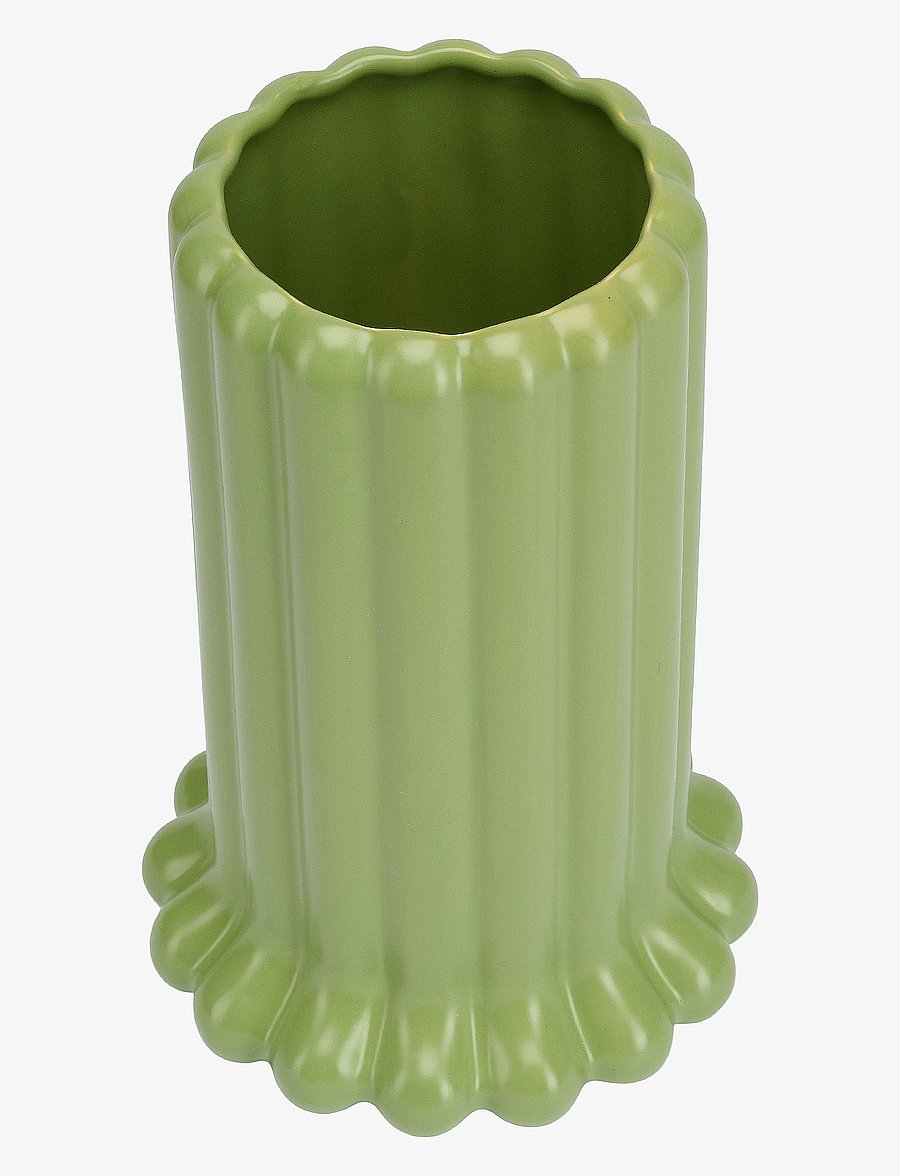 Design Letters - Tubular Vase - vaser - green - 2