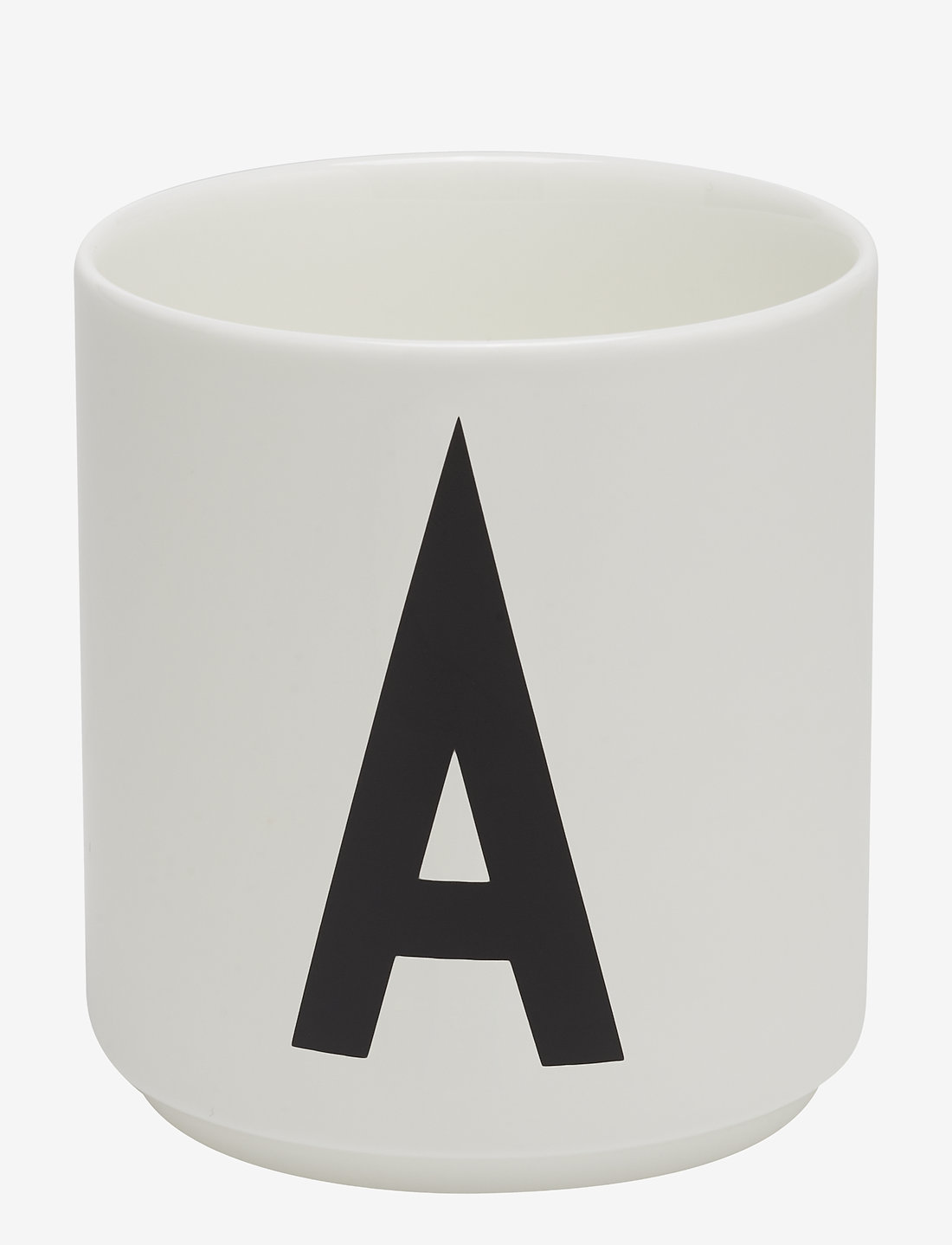 Design Letters - Porcelain cup a-z, æ, ø - køb efter pris - white - 0