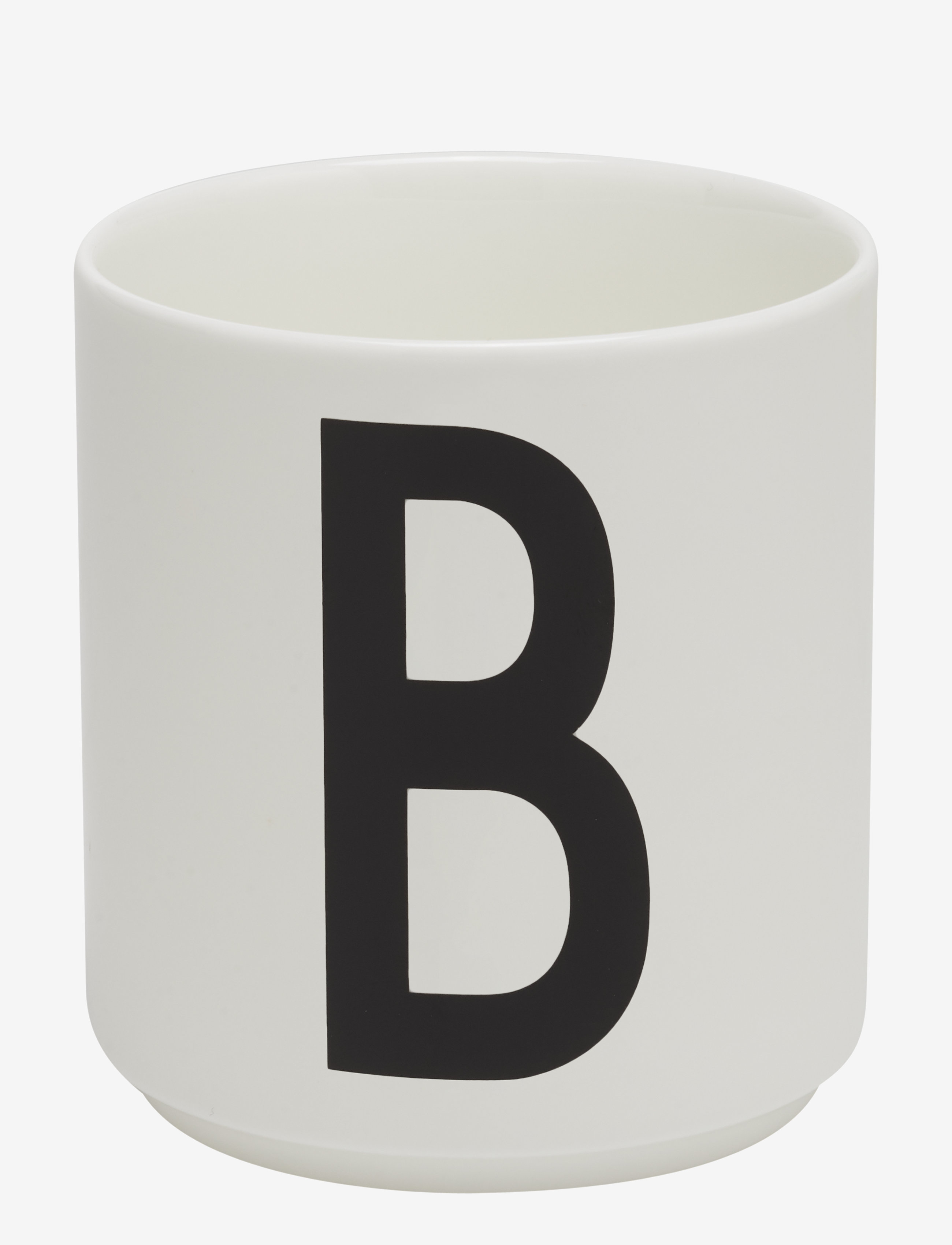 Design Letters Porcelain Cup A-Z, Æ, Ø, 25 CL, White, Kopper & Krus > Kaffekopper, Unisex