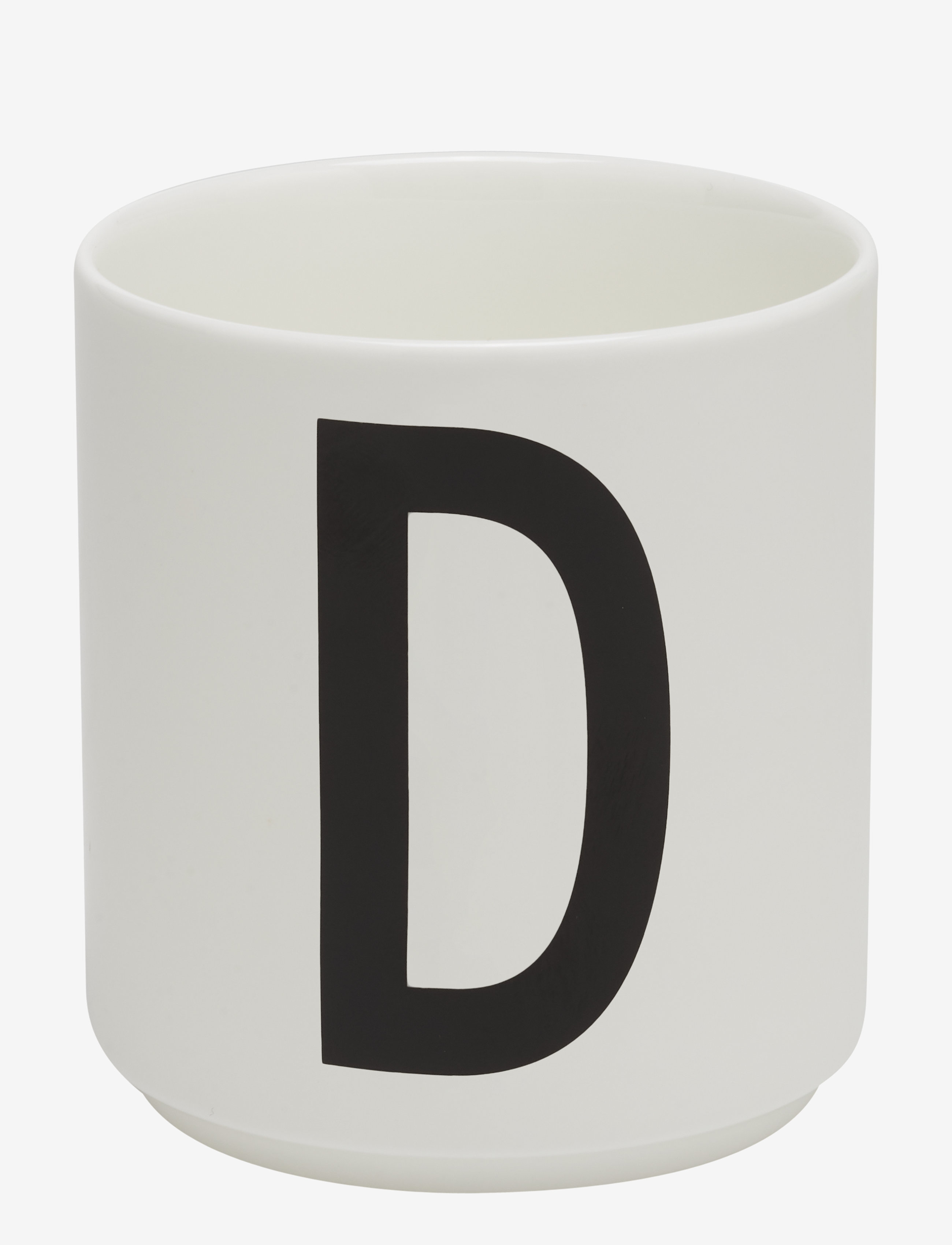 Design Letters Porcelain Cup A-Z, Æ, Ø, 25 CL, White, Kopper & Krus > Kaffekopper, Unisex