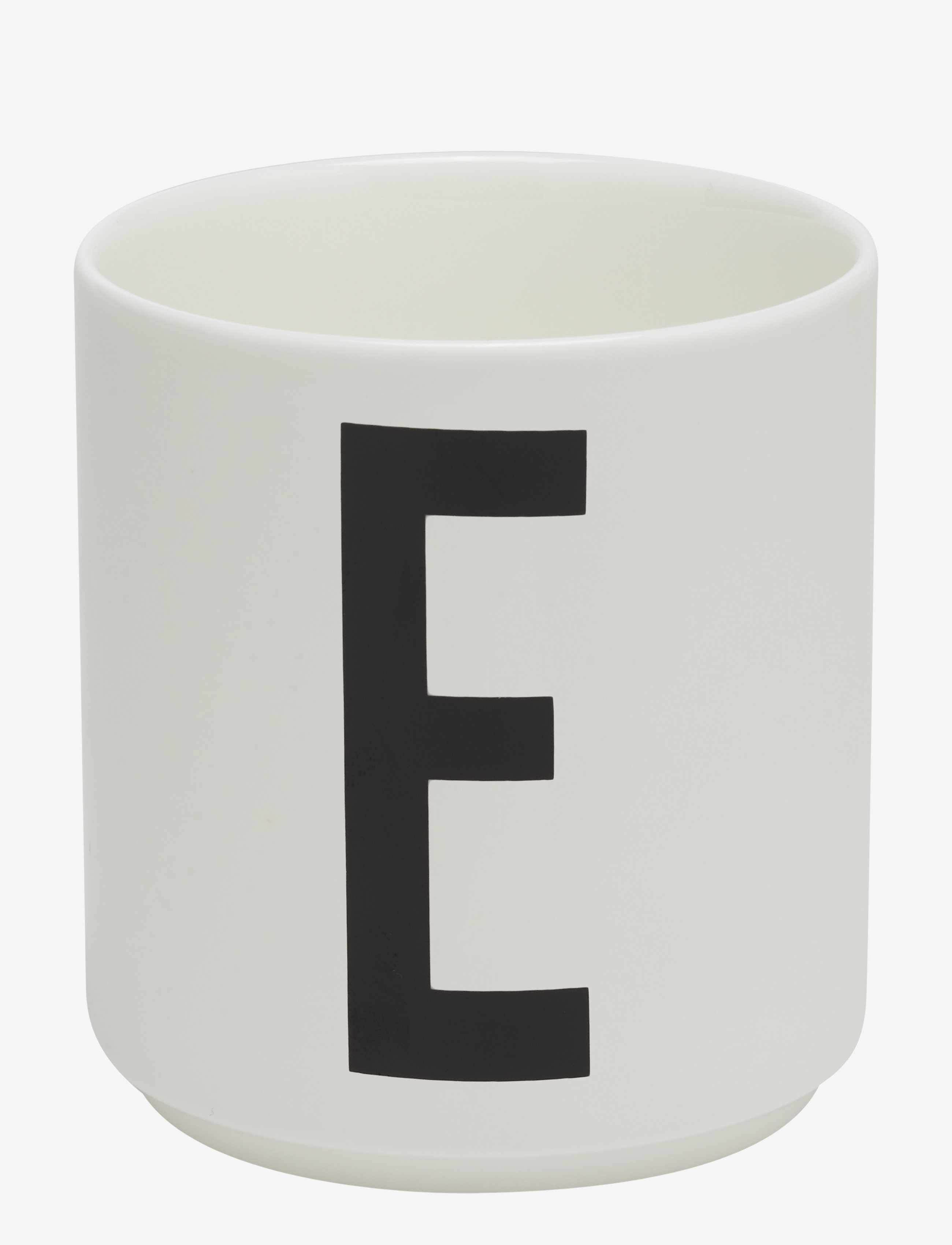 Design Letters Porcelain Cup A-Z, Æ, Ø, 25 CL, White, Kopper & Krus > Kaffekopper, Unisex