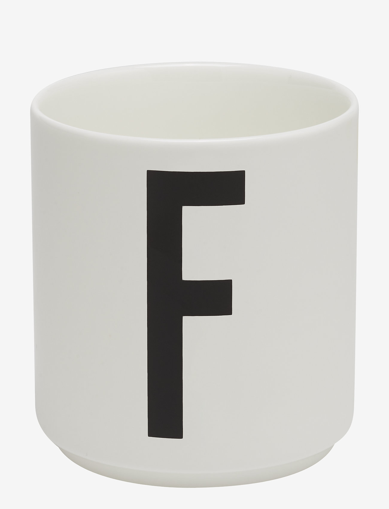 Design Letters - Porcelain cup a-z, æ, ø - køb efter pris - white - 0