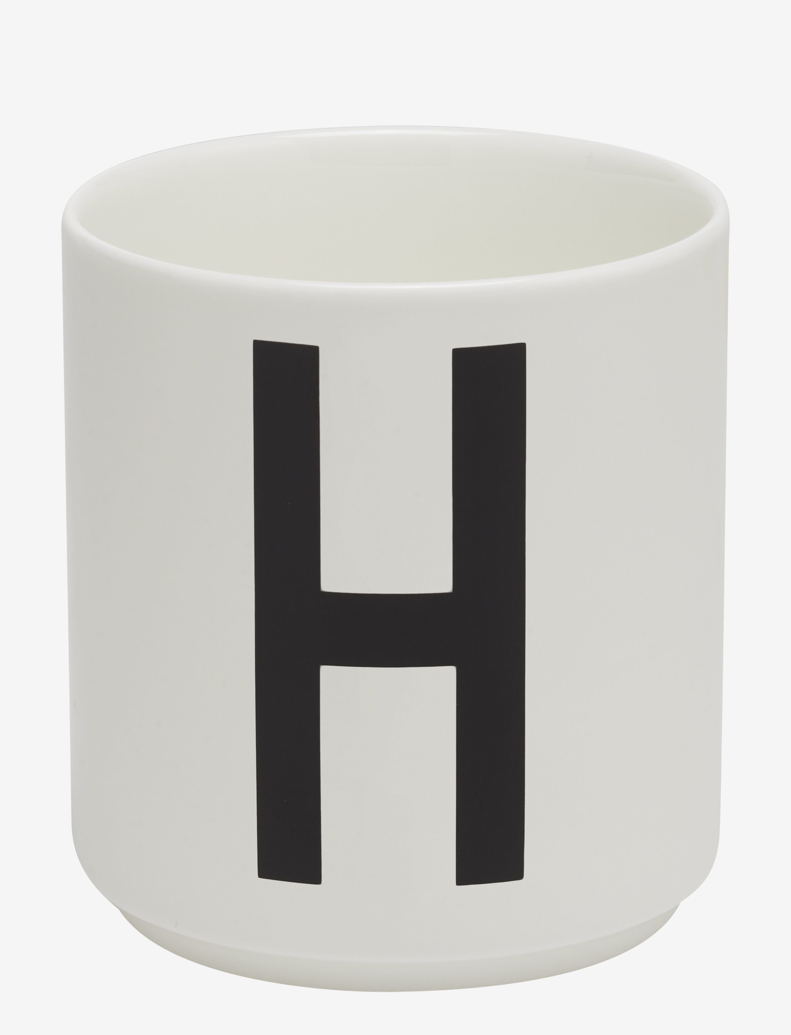 Design Letters Porcelain Cup A-Z, Æ, Ø, 25 CL, White, Kopper & Krus > Kaffekopper, Unisex