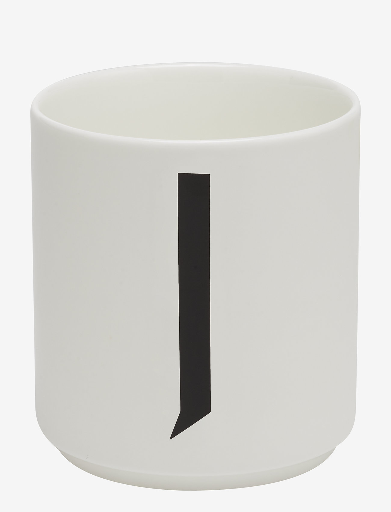 Design Letters - Porcelain cup a-z, æ, ø - køb efter pris - white - 0